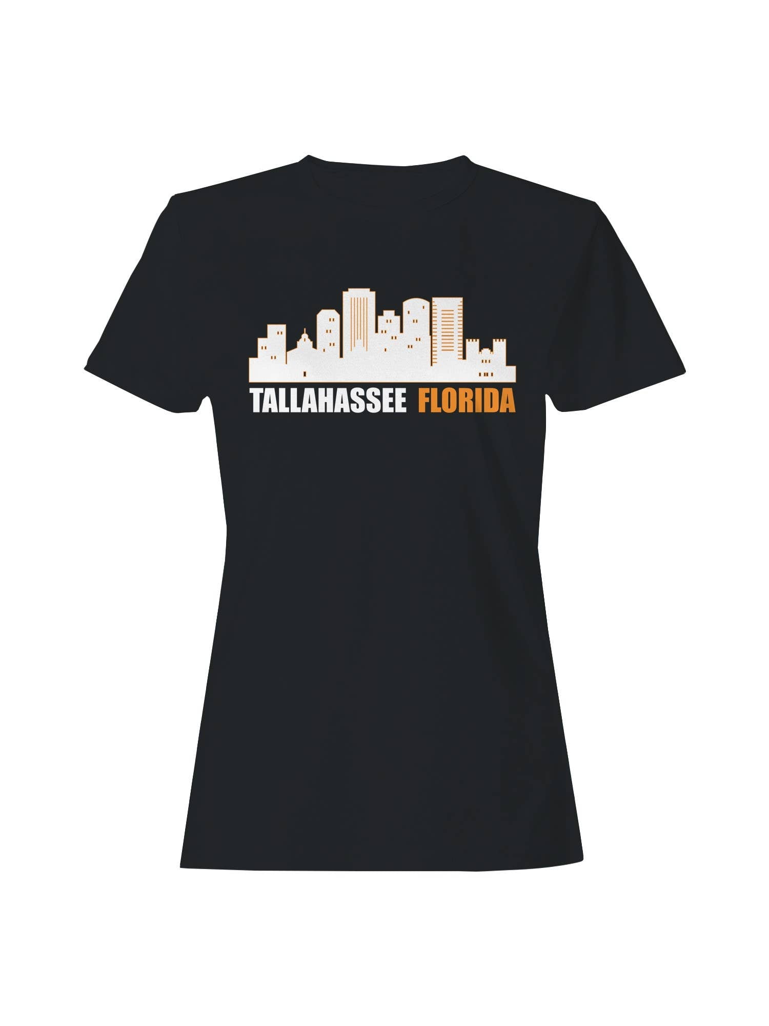 Tallahassee Florida Skyline Art Women's T-Shirt Hoodie, Sweatshirt | PodTeesHub.com