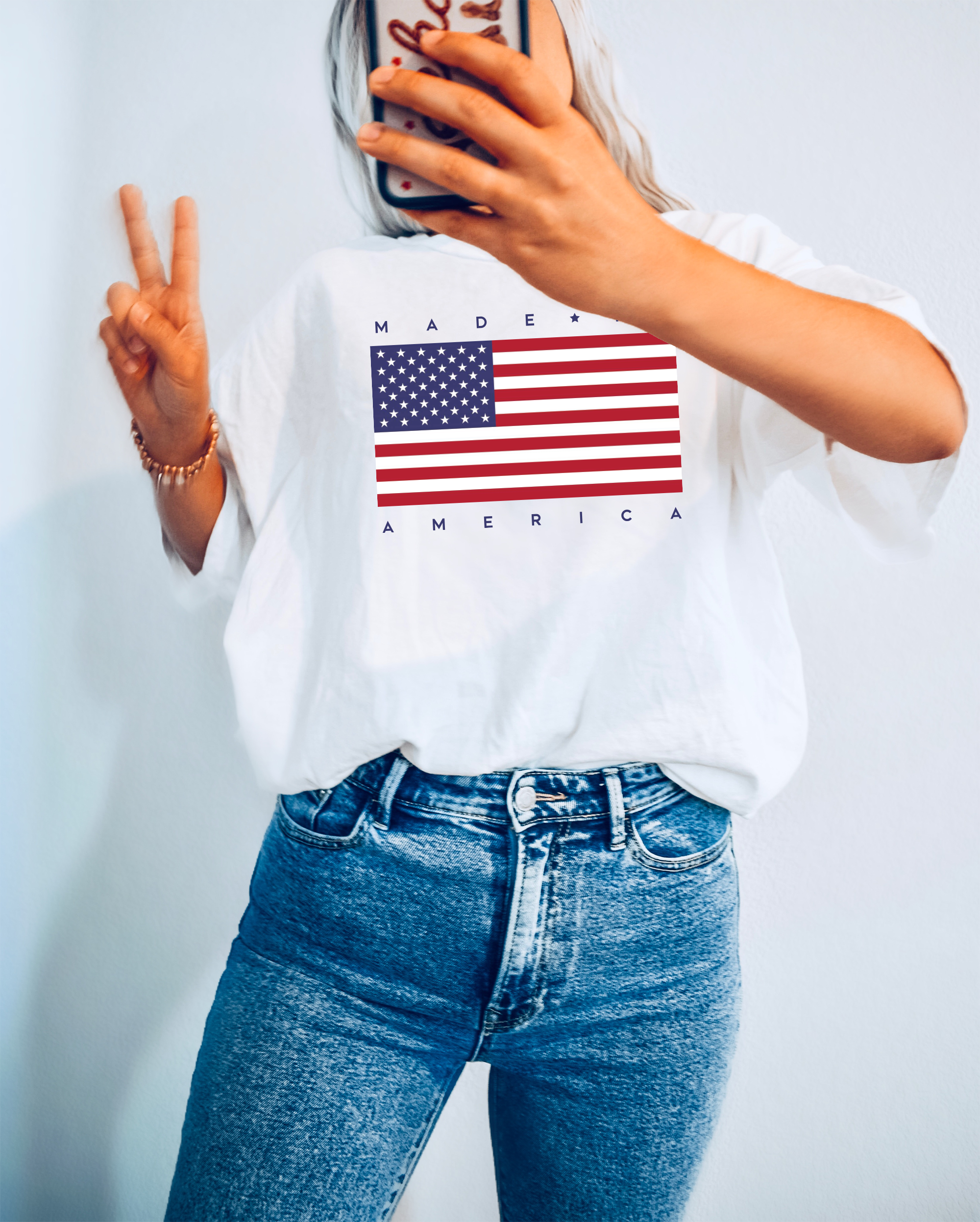 Made in America, July Fourth Graphic Tee, Holiday Apparel Hoodie, Sweatshirt | PodTeesHub.com