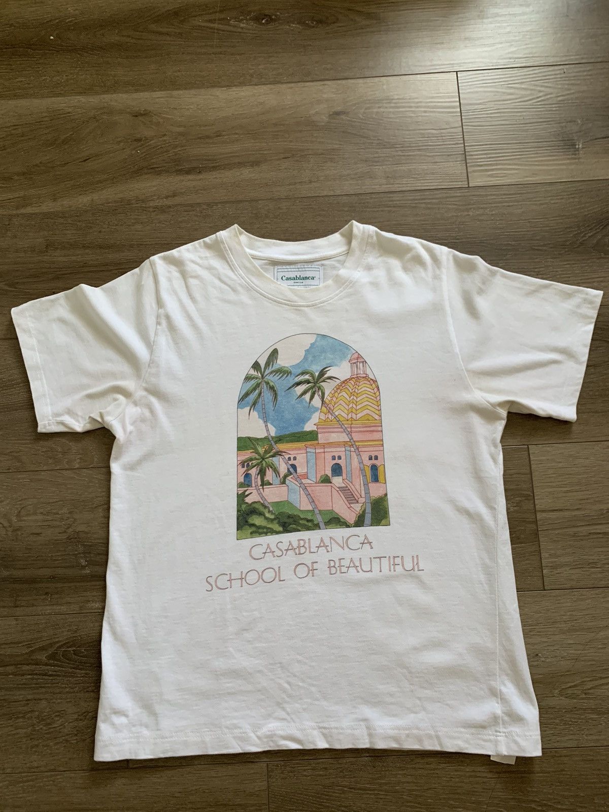 Casablancascasablanca “school Of Beautiful” Graphic Tee Hoodie, Sweatshirt | PodTeesHub.com