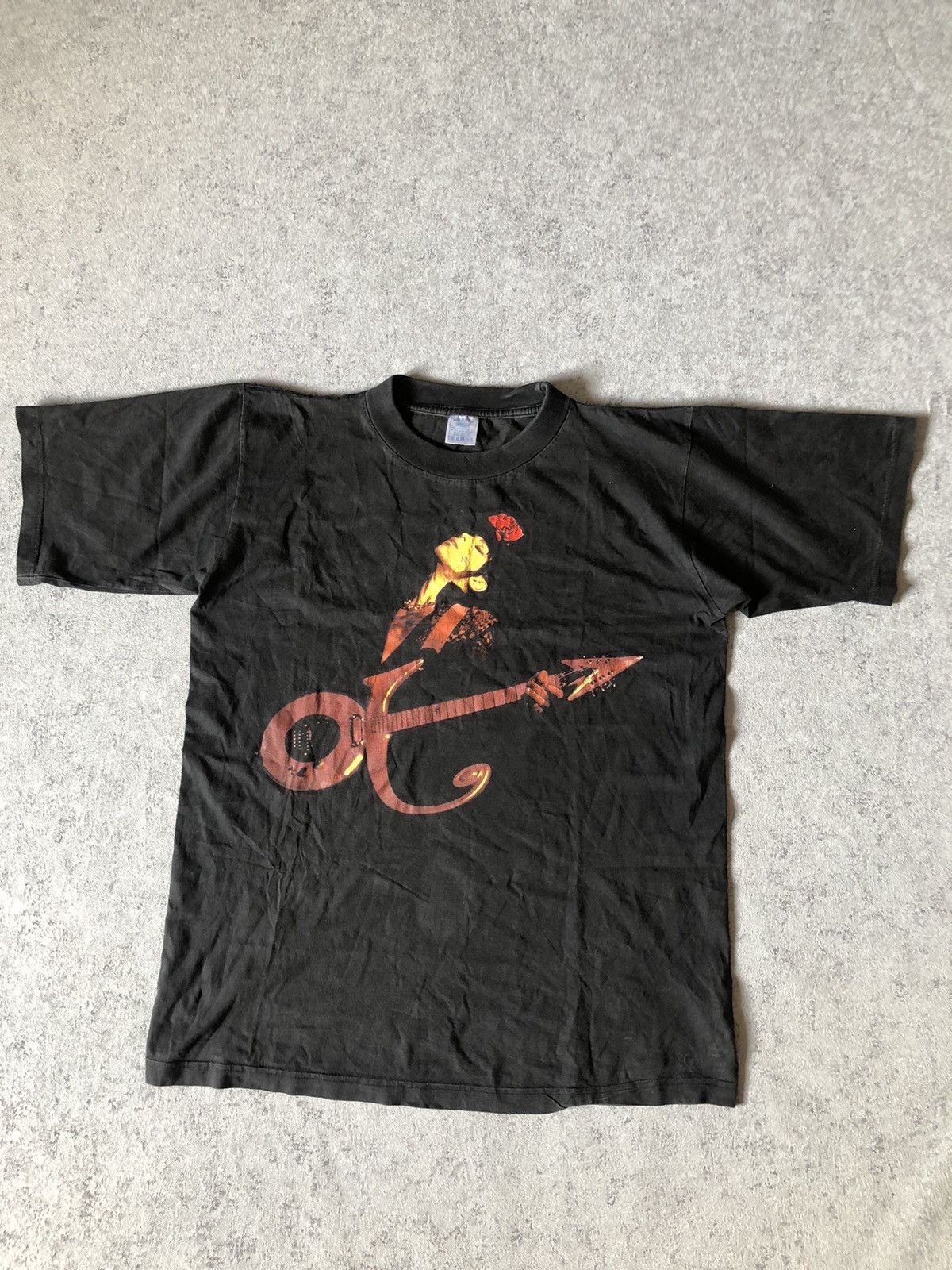Rare Vintage Prince 1995 Washed Tee Hoodie, Sweatshirt | PodTeesHub.com