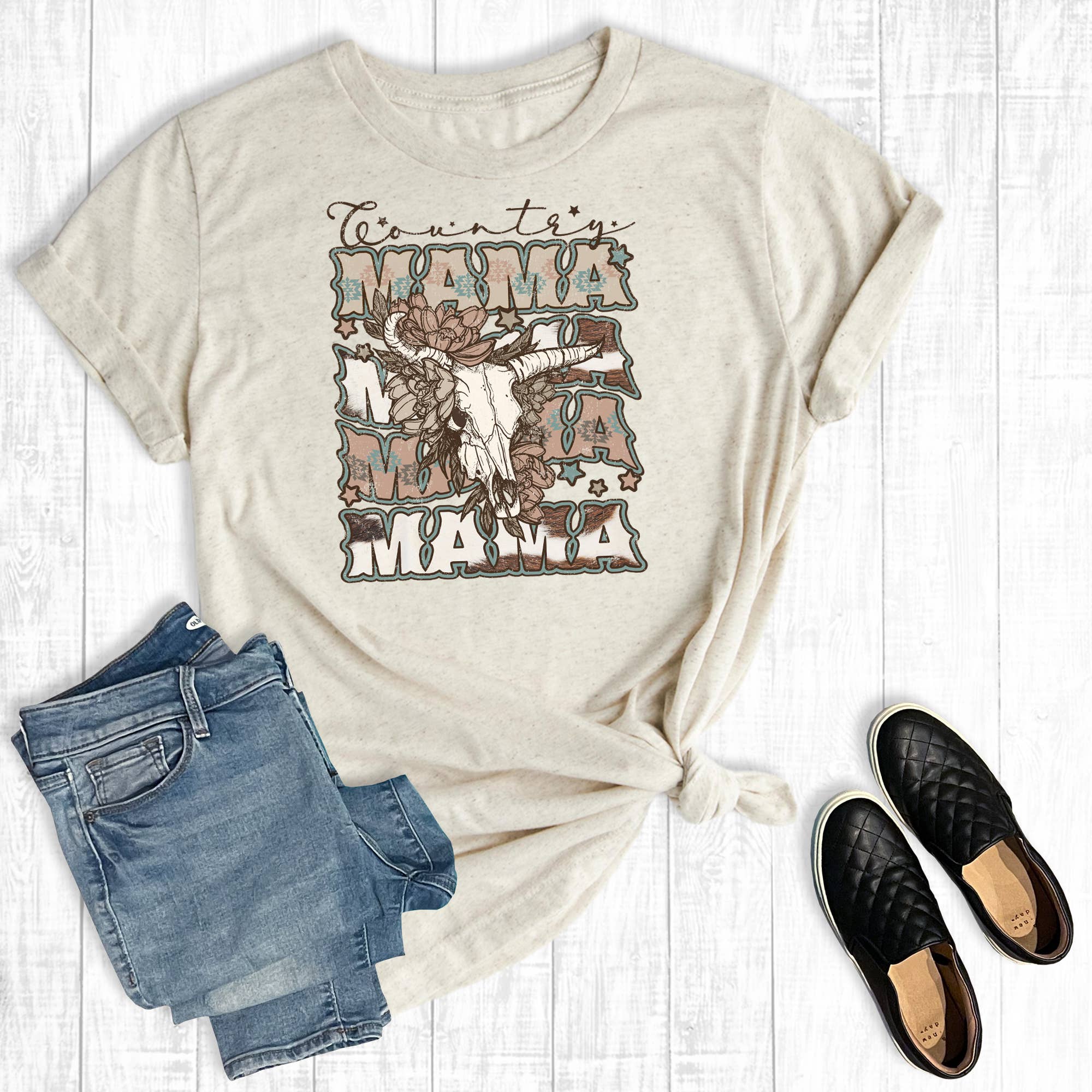 Country Mother's Day Mama Graphic Tee Hoodie, Sweatshirt | PodTeesHub.com