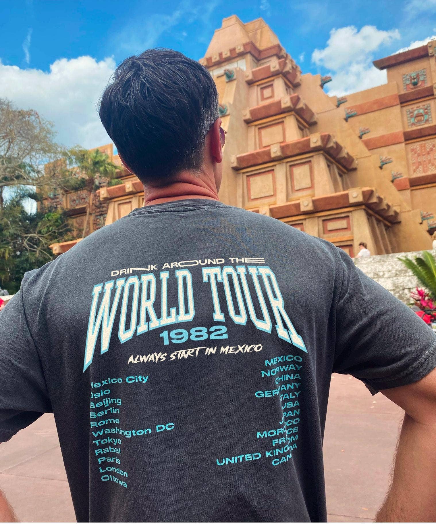 Epcot Drinking Around the World Tour Shirt Hoodie, Sweatshirt | PodTeesHub.com