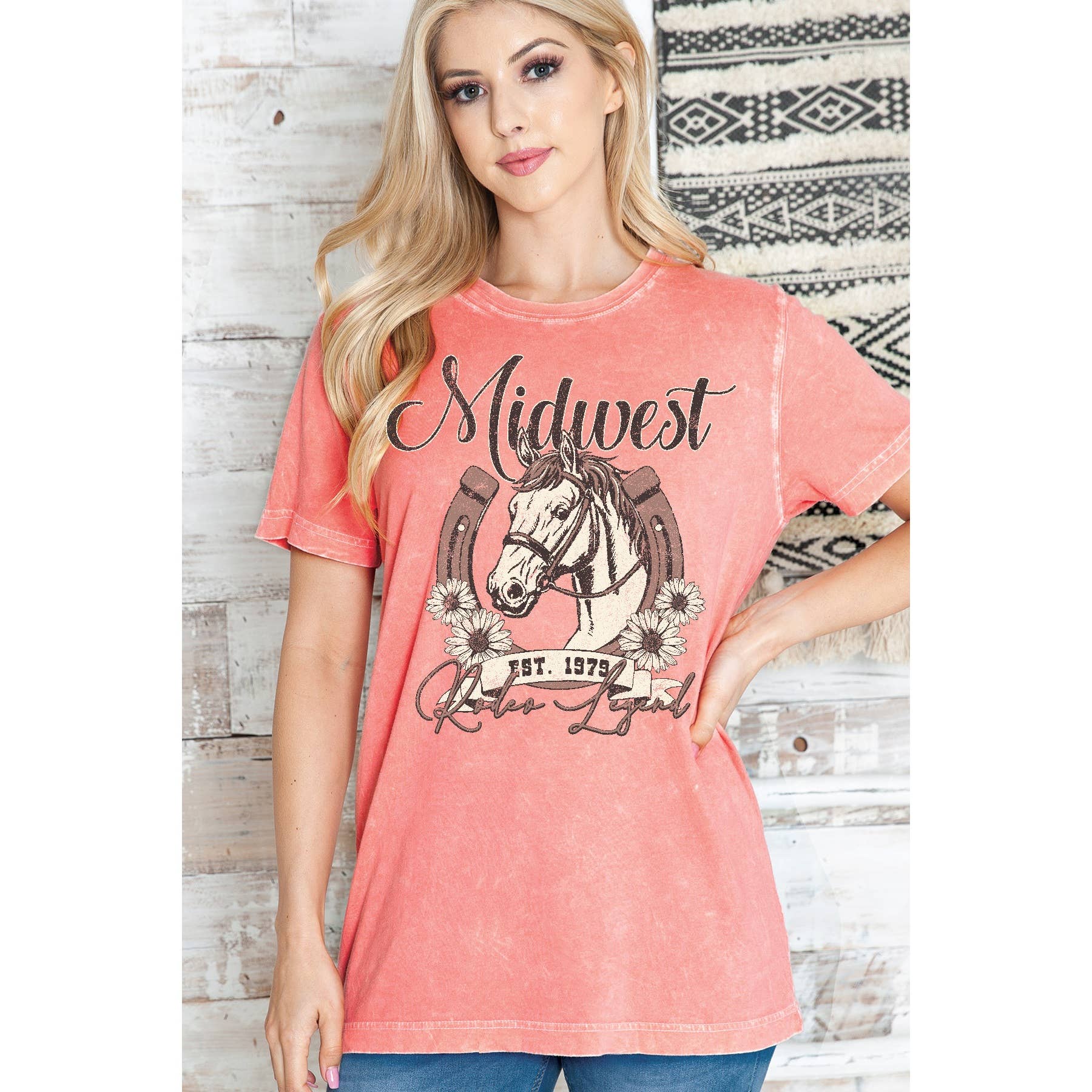Midwest Rodeo Legend Mineral Wash T Shirt Hoodie, Sweatshirt | PodTeesHub.com
