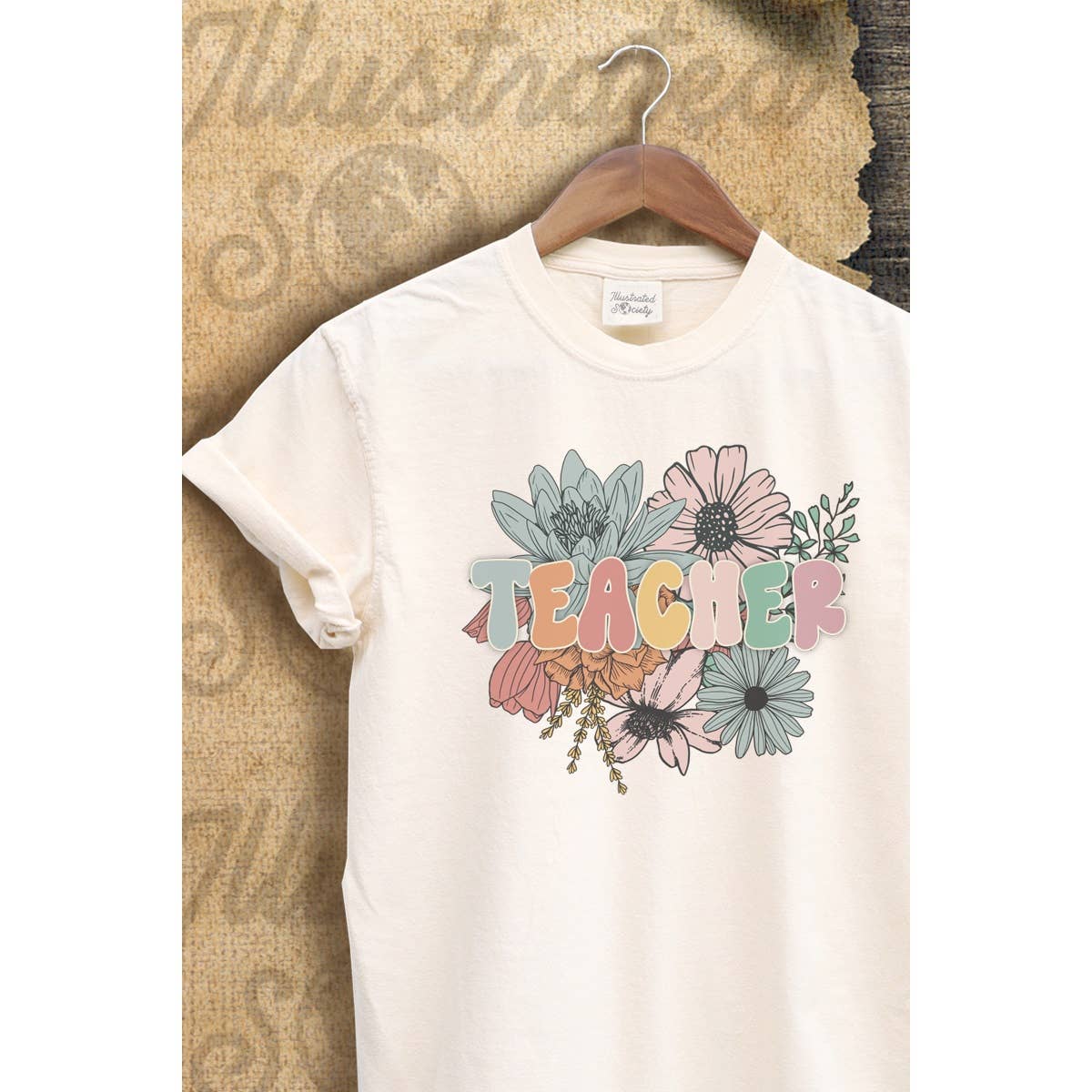 Teacher Vintage Graphic  Tee Hoodie, Sweatshirt | PodTeesHub.com