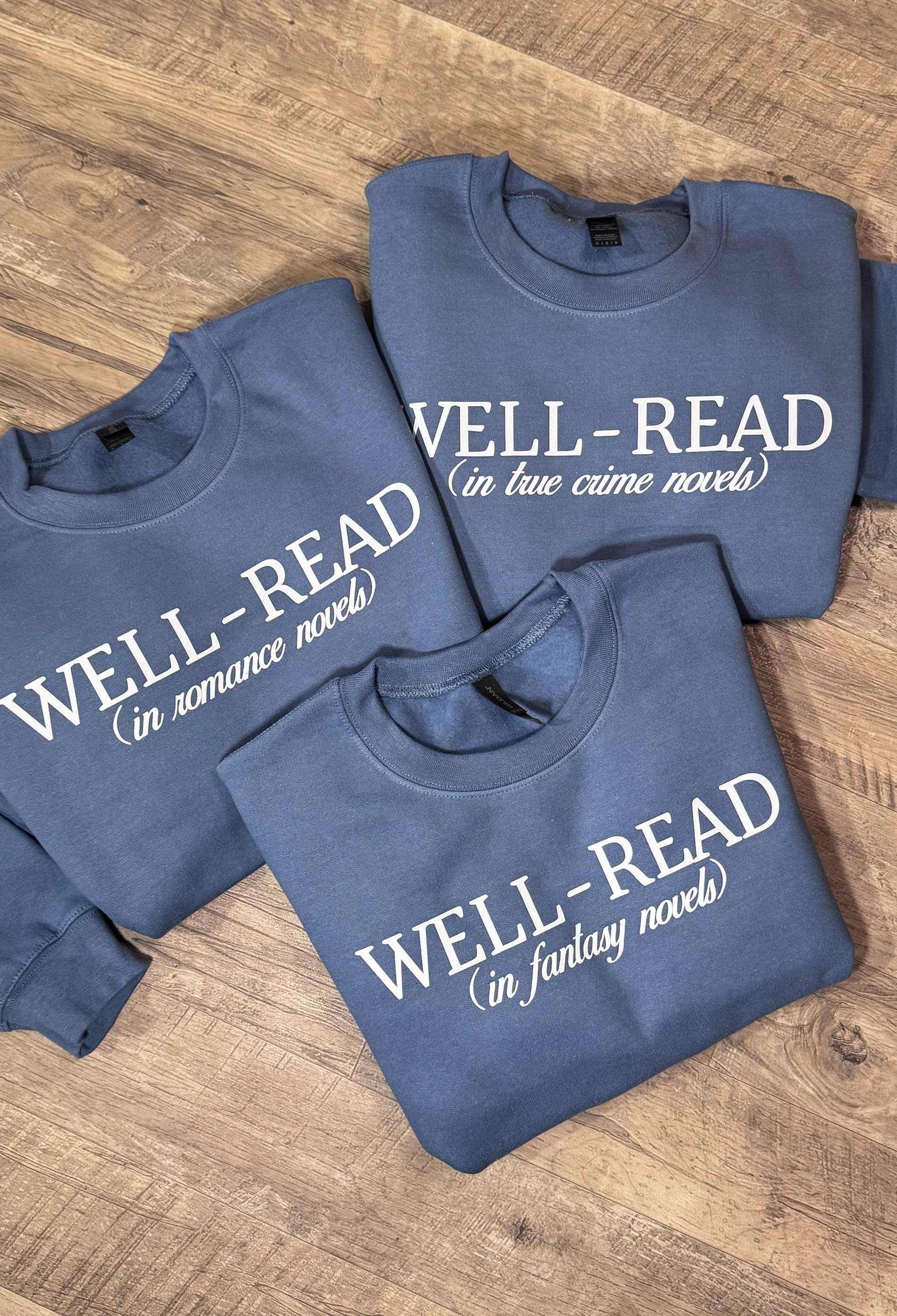 Well Read Graphic Sweater T-Shirts, Hoodie, Sweatshirt | PodTeesHub.com
