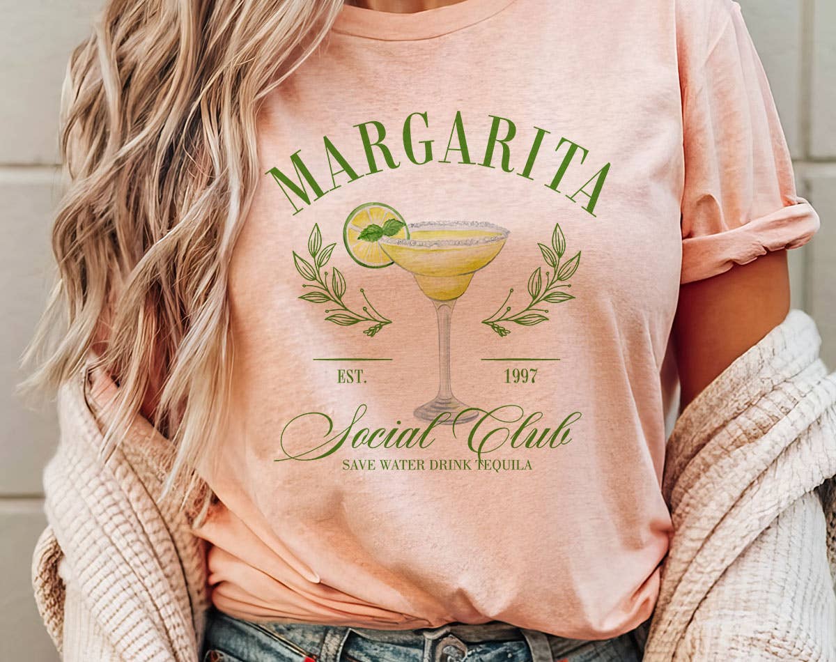 Margarita Social Club -  Cute Cocktail Alcohol T-Shirt Hoodie, Sweatshirt | PodTeesHub.com