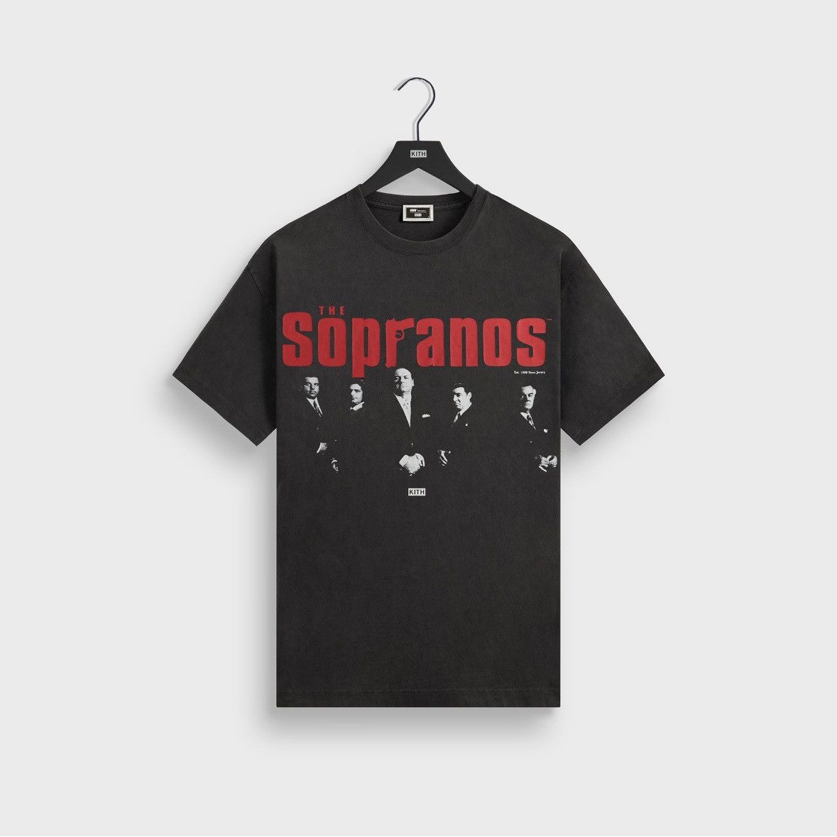 Kith For The Sopranos Est 1990 Poster Vintage Tee Black Hoodie, Sweatshirt | PodTeesHub.com
