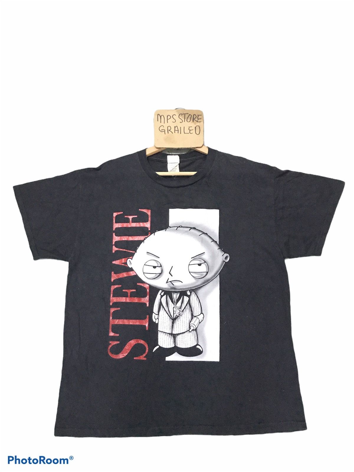 Delta X Vintage Vintage Family Guy Stewie Scarface Parody Tee Hoodie, Sweatshirt | PodTeesHub.com