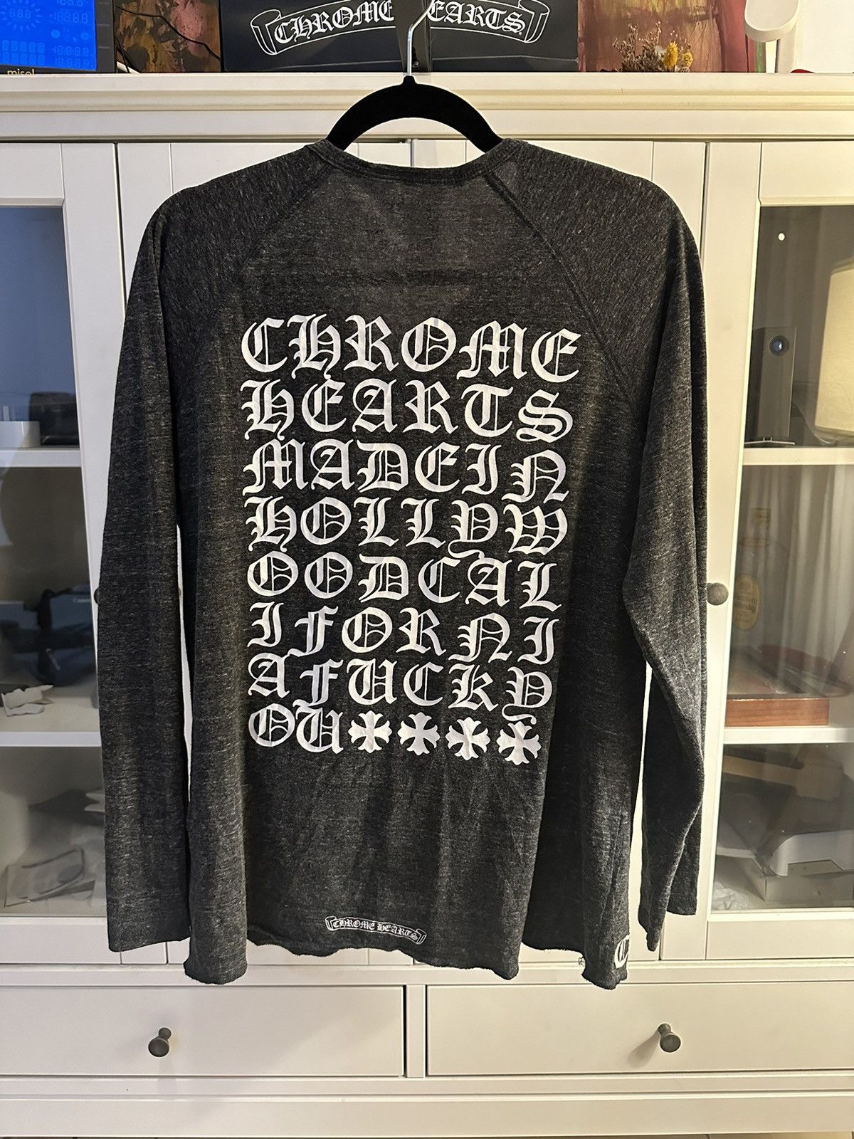 Chrome Hearts Very Very Rare Chrome Longsleeve T-Shirts, Hoodie, Sweatshirt | PodTeesHub.com