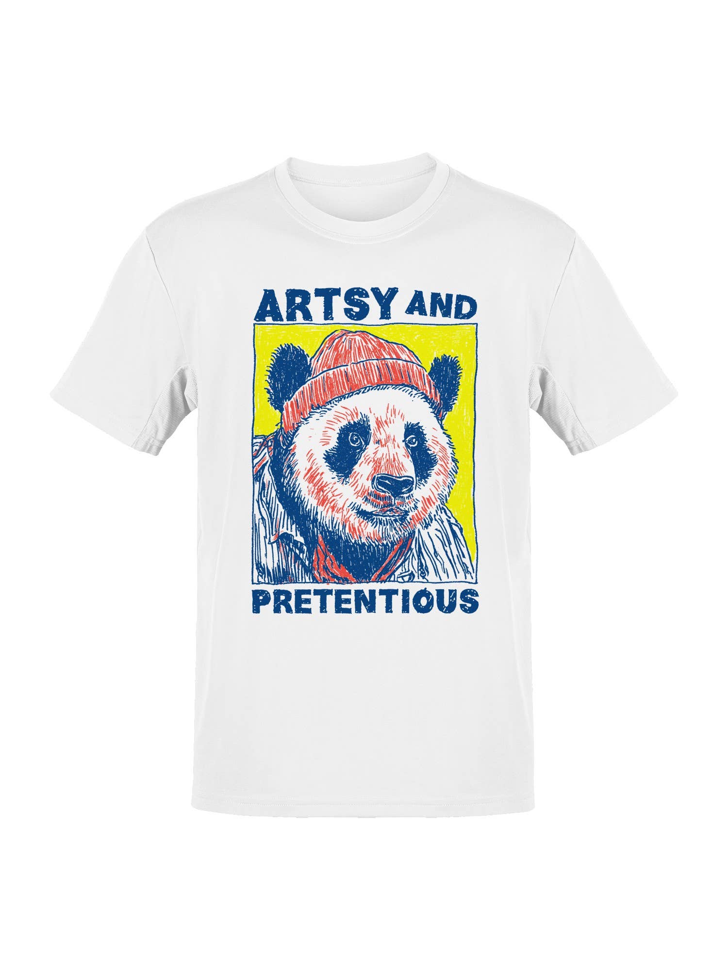 Artsy and Pretentious Bear Design Men's T-Shirt Hoodie, Sweatshirt | PodTeesHub.com