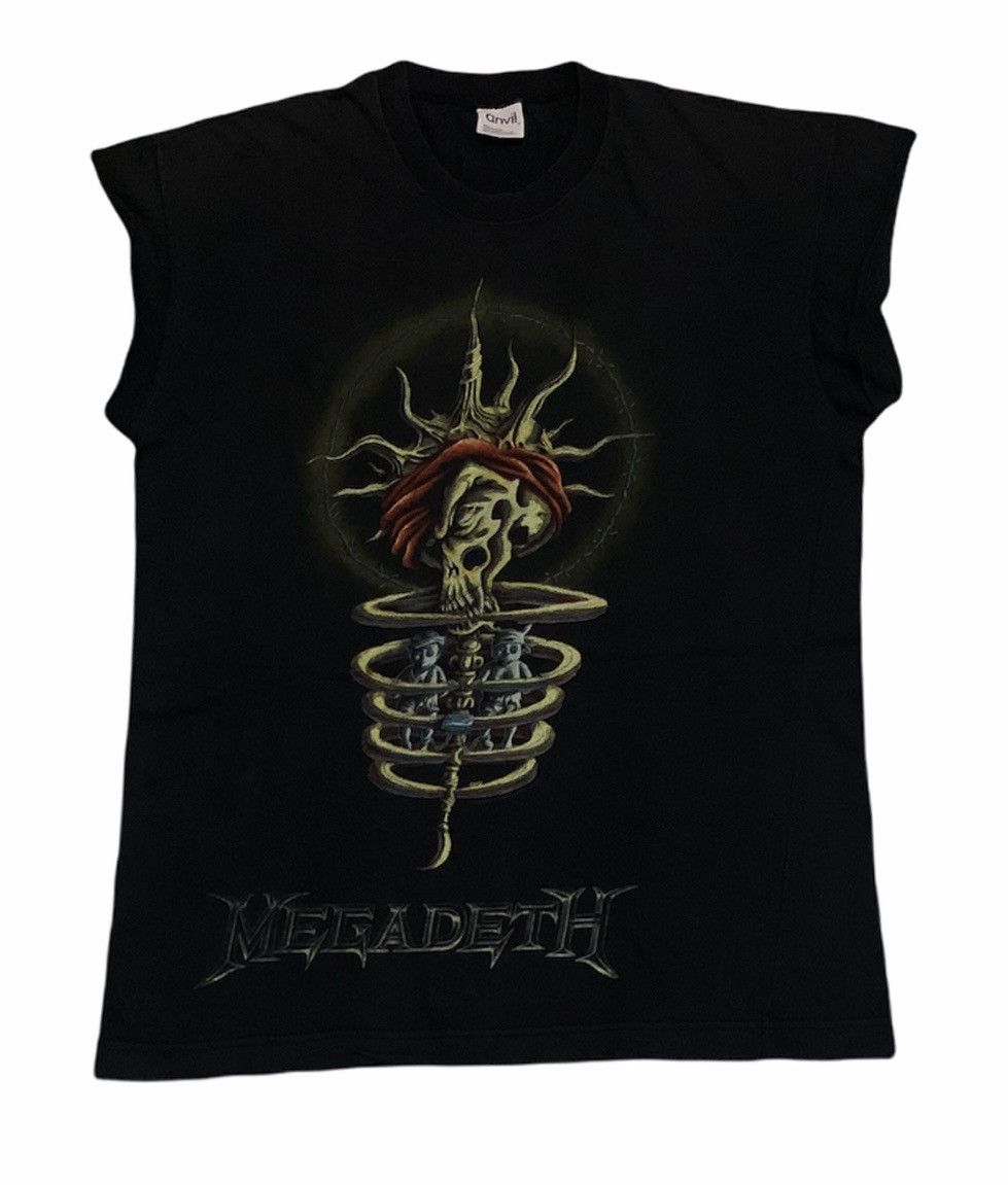 Megadeth X Vintage Rare Design Vintage Heavy Metal Band Megadeth T Shirt 1995s Hoodie, Sweatshirt | PodTeesHub.com