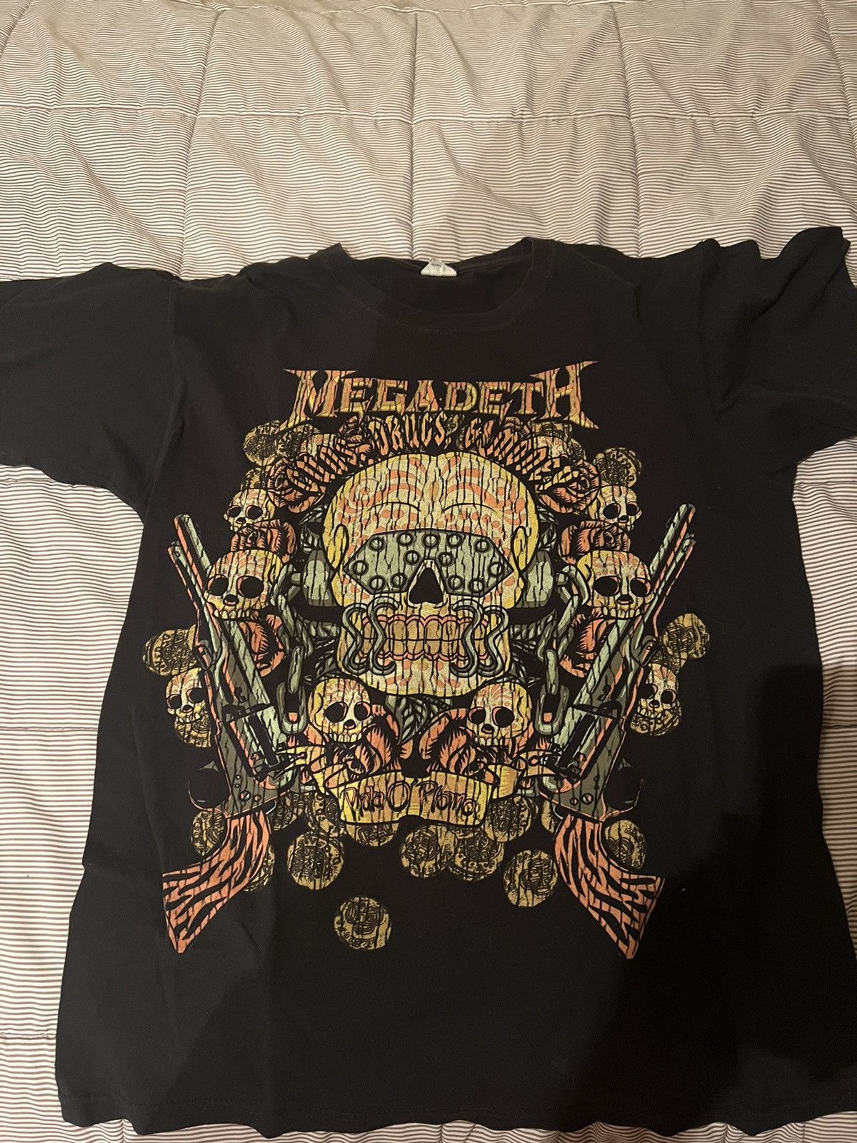 Megadeth X Vintage Black Megadeth T Shirt Hoodie, Sweatshirt | PodTeesHub.com