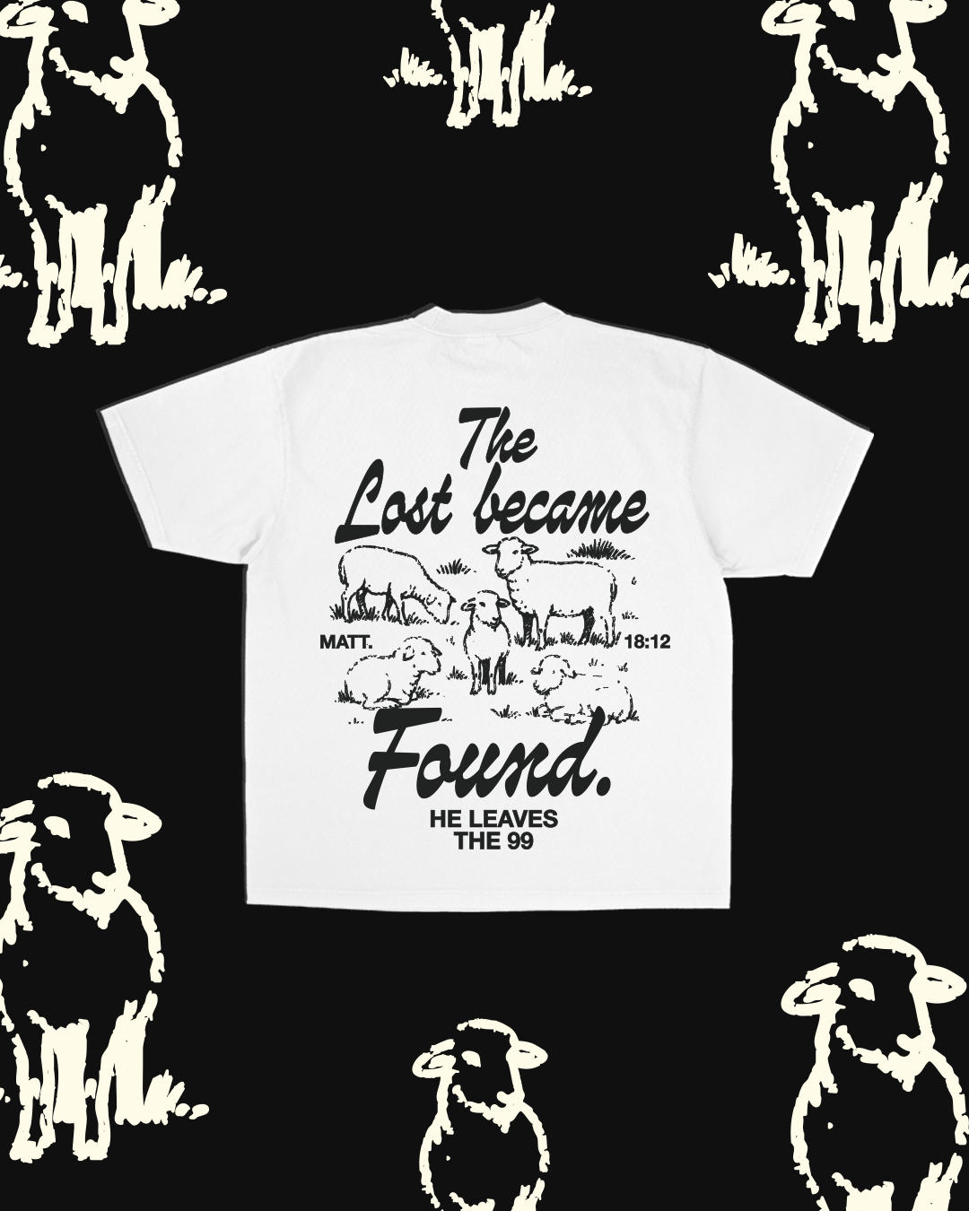 New || "the Lost Became Found" Tee || White Hoodie, Sweatshirt | PodTeesHub.com