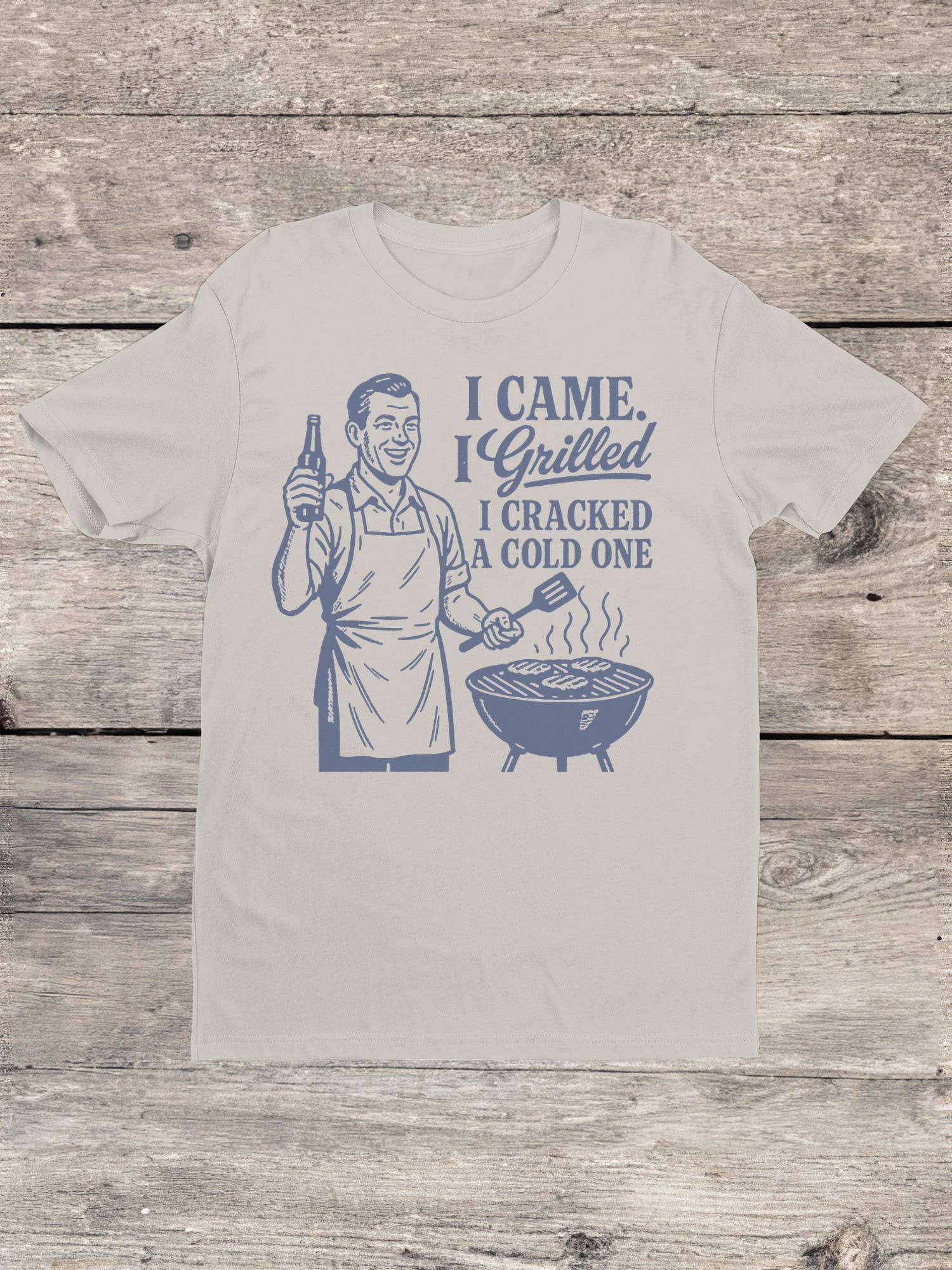 Grill Master Bbq Apron Men's T-Shirt Hoodie, Sweatshirt | PodTeesHub.com