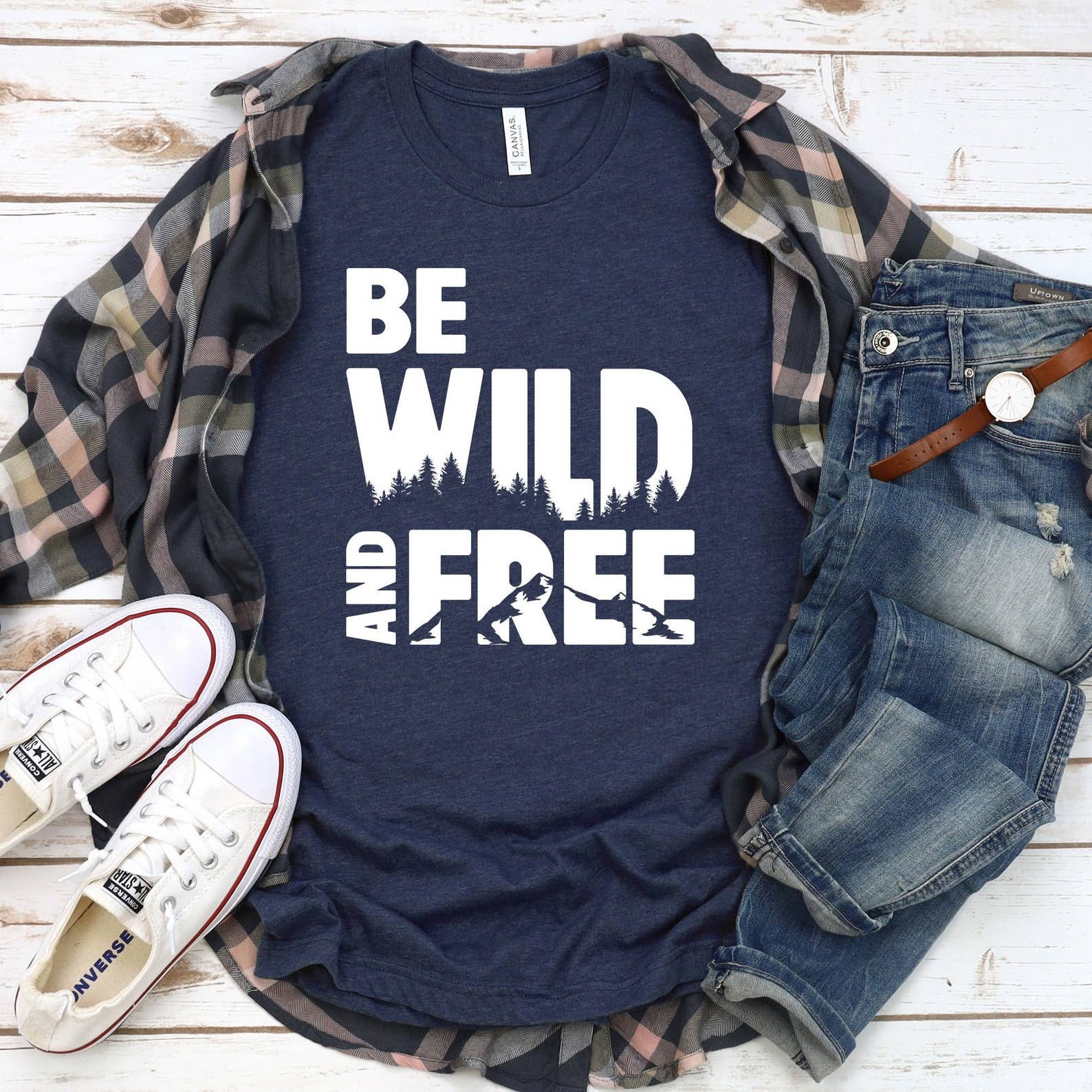 Be Wild and Free T-Shirt Hoodie, Sweatshirt | PodTeesHub.com