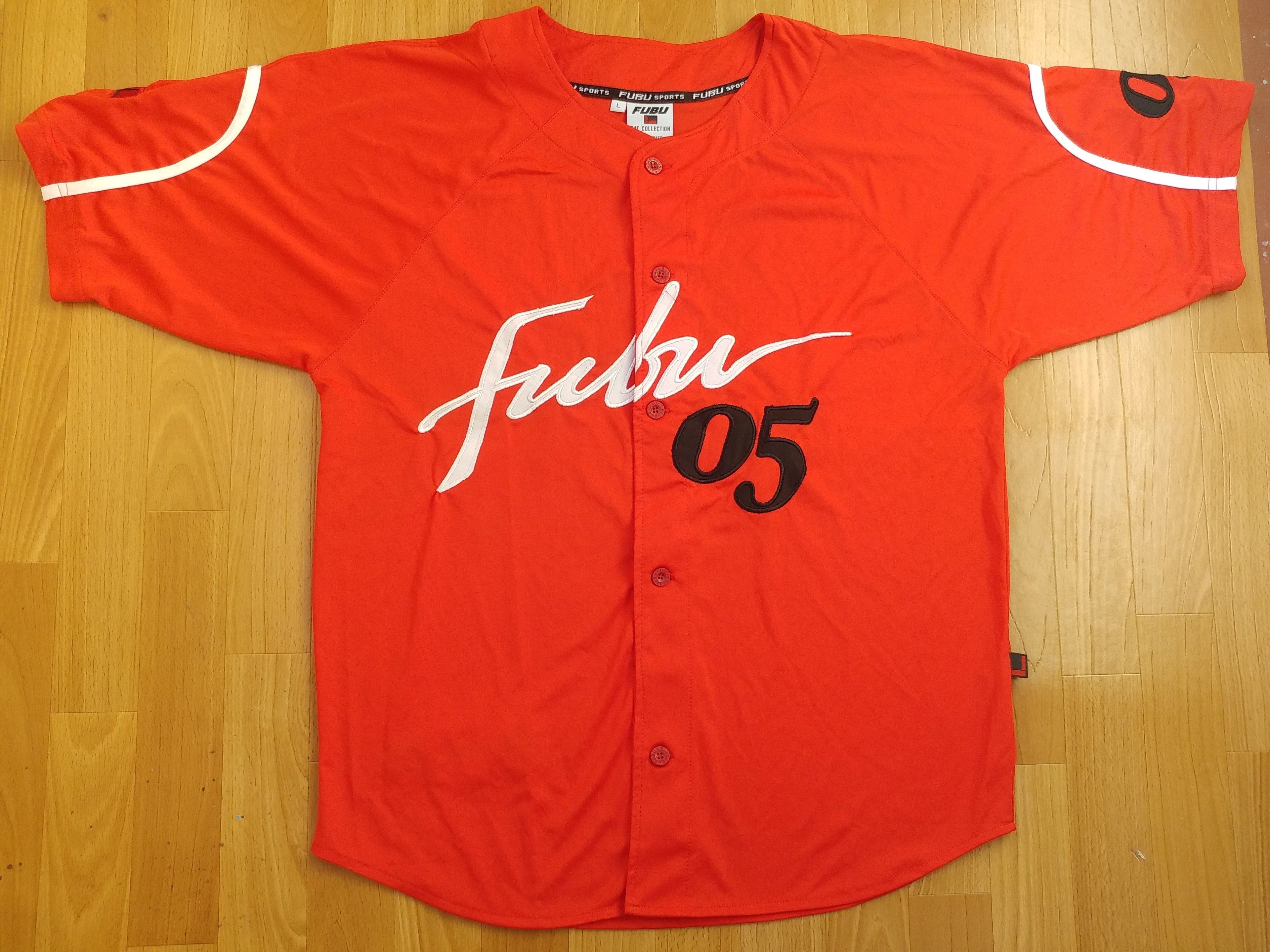 Fubu Jersey Red Vintage Hip Hop T Shirt 90s Hip Hop L Hoodie, Sweatshirt | PodTeesHub.com