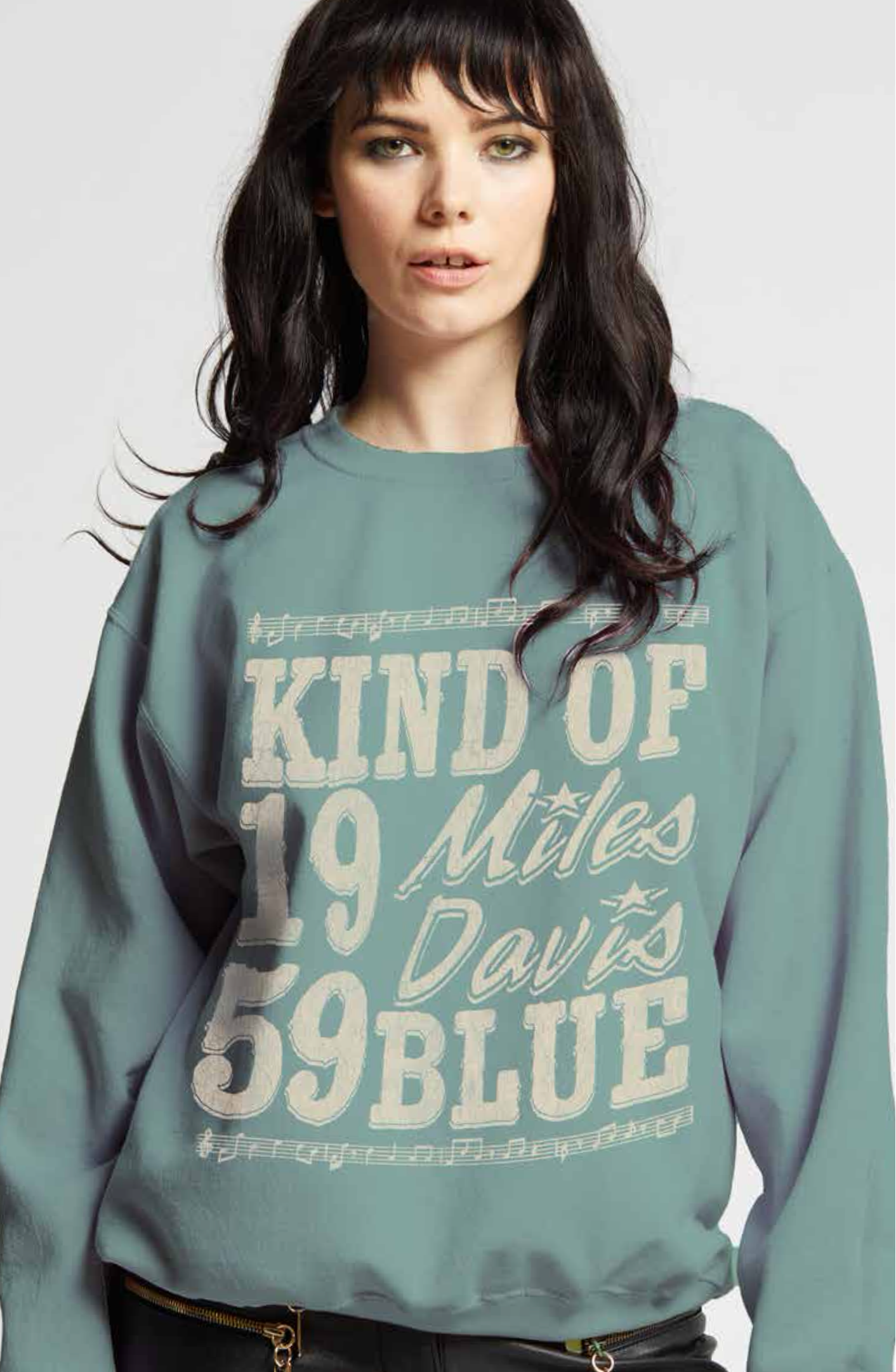 302773 - 830 Miles Davis 1959 Blue Fitted Sweatshirt T-Shirts, Hoodie | PodTeesHub.com