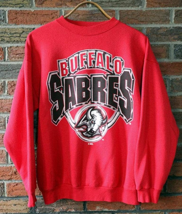 Vintage Buffalo Sabres Hockey Team Crewneck Sweatshirt T-Shirts, Hoodie | PodTeesHub.com