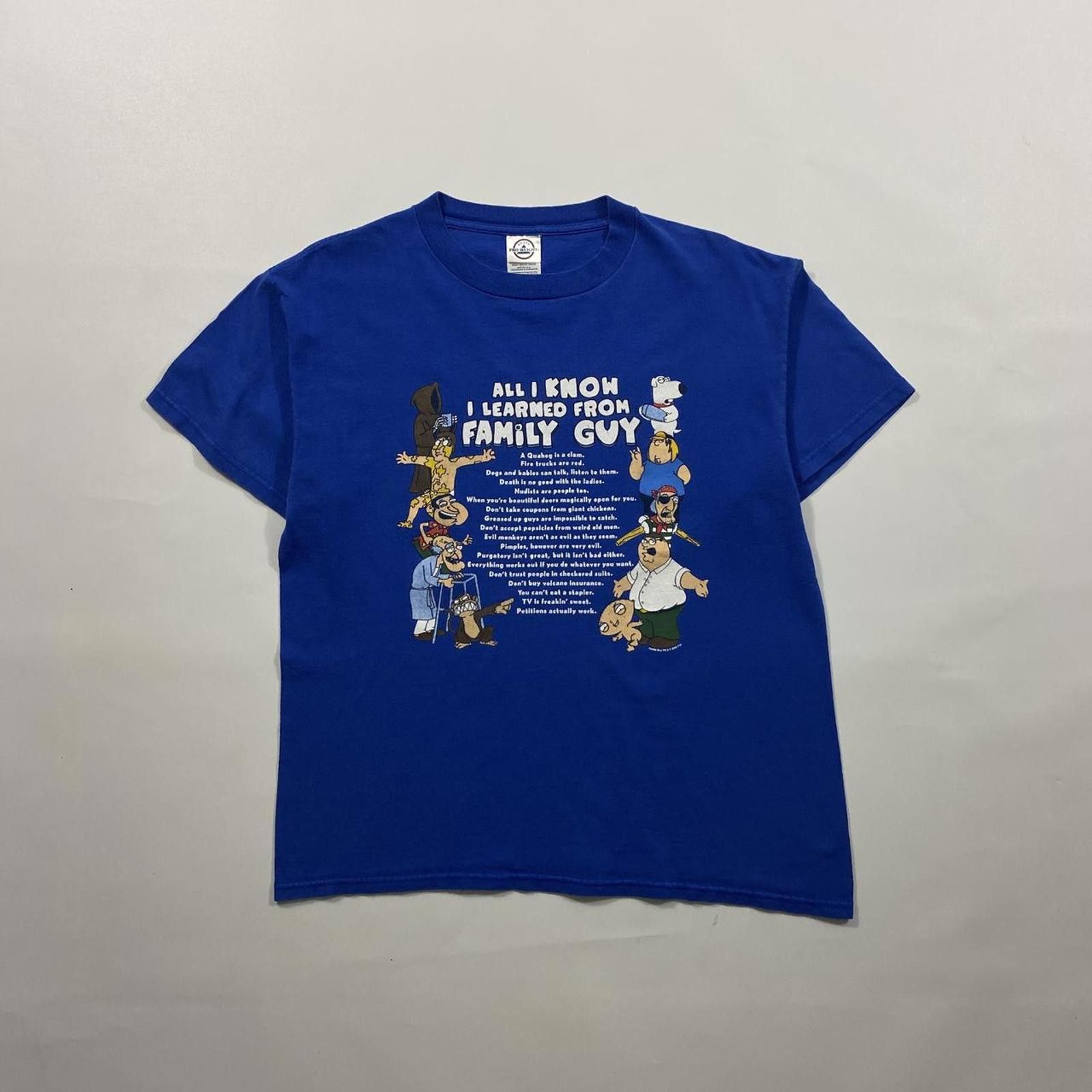 Vintage Family Guy Y2k Funny Blue Tee Hoodie, Sweatshirt | PodTeesHub.com