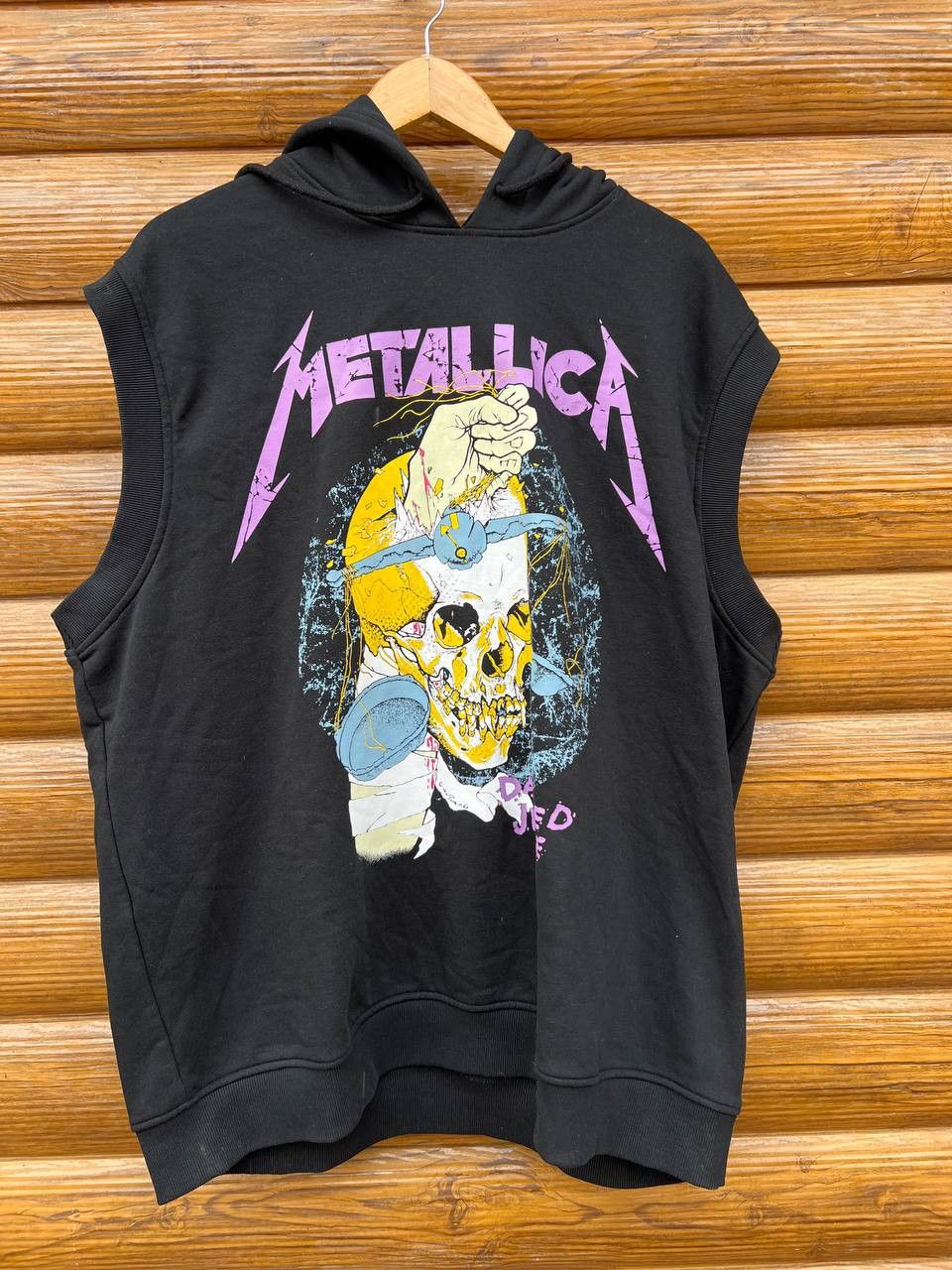 Metallica X Vintage Metalica Hoodie Sleeveless T-Shirts, Sweatshirt | PodTeesHub.com