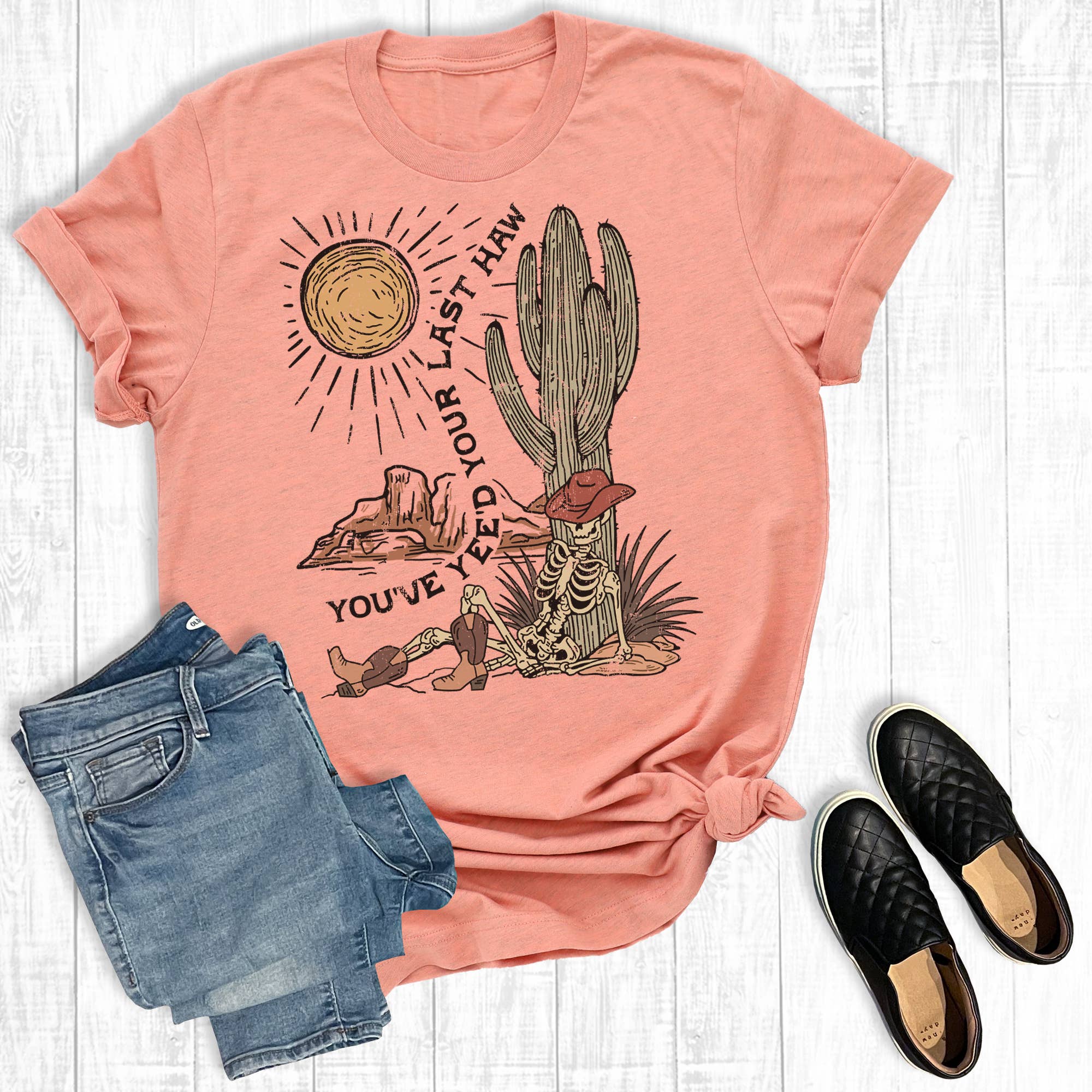 Western You've Yee'd Your Last Haw Graphic Tee Hoodie, Sweatshirt | PodTeesHub.com