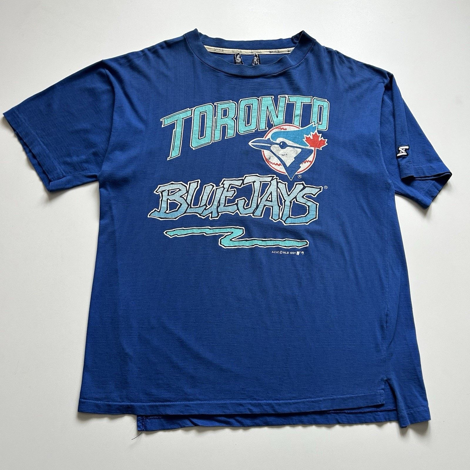 Vintage 1991 Toronto Blue Jays Large 90s Mlb Rare T-Shirts, Hoodie, Sweatshirt