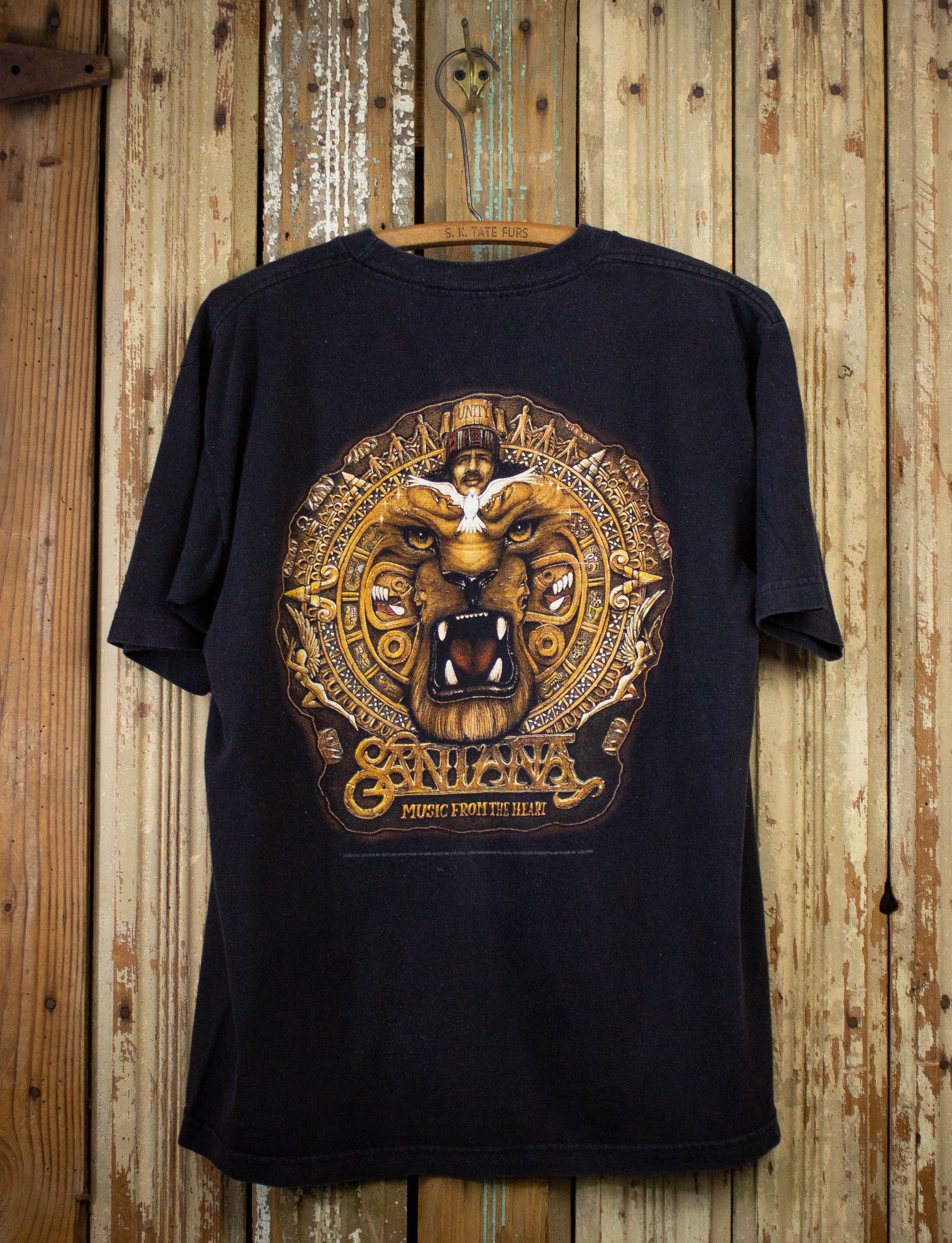 Vintage Santana Music From The Heart Concert T Shirt 1998 Hoodie, Sweatshirt | PodTeesHub.com