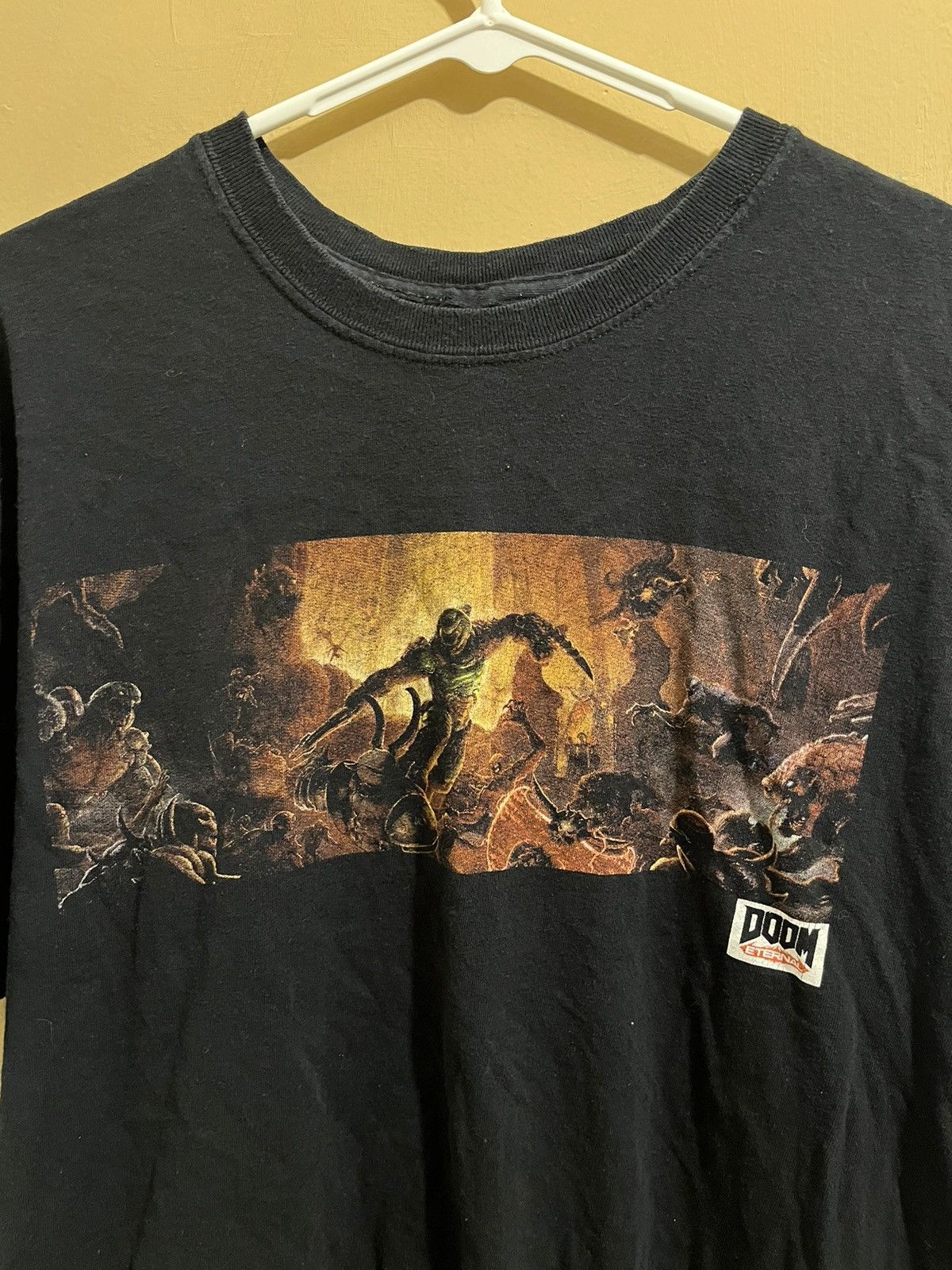 Vintage Doom Video Game Promo Tee Hoodie, Sweatshirt | PodTeesHub.com