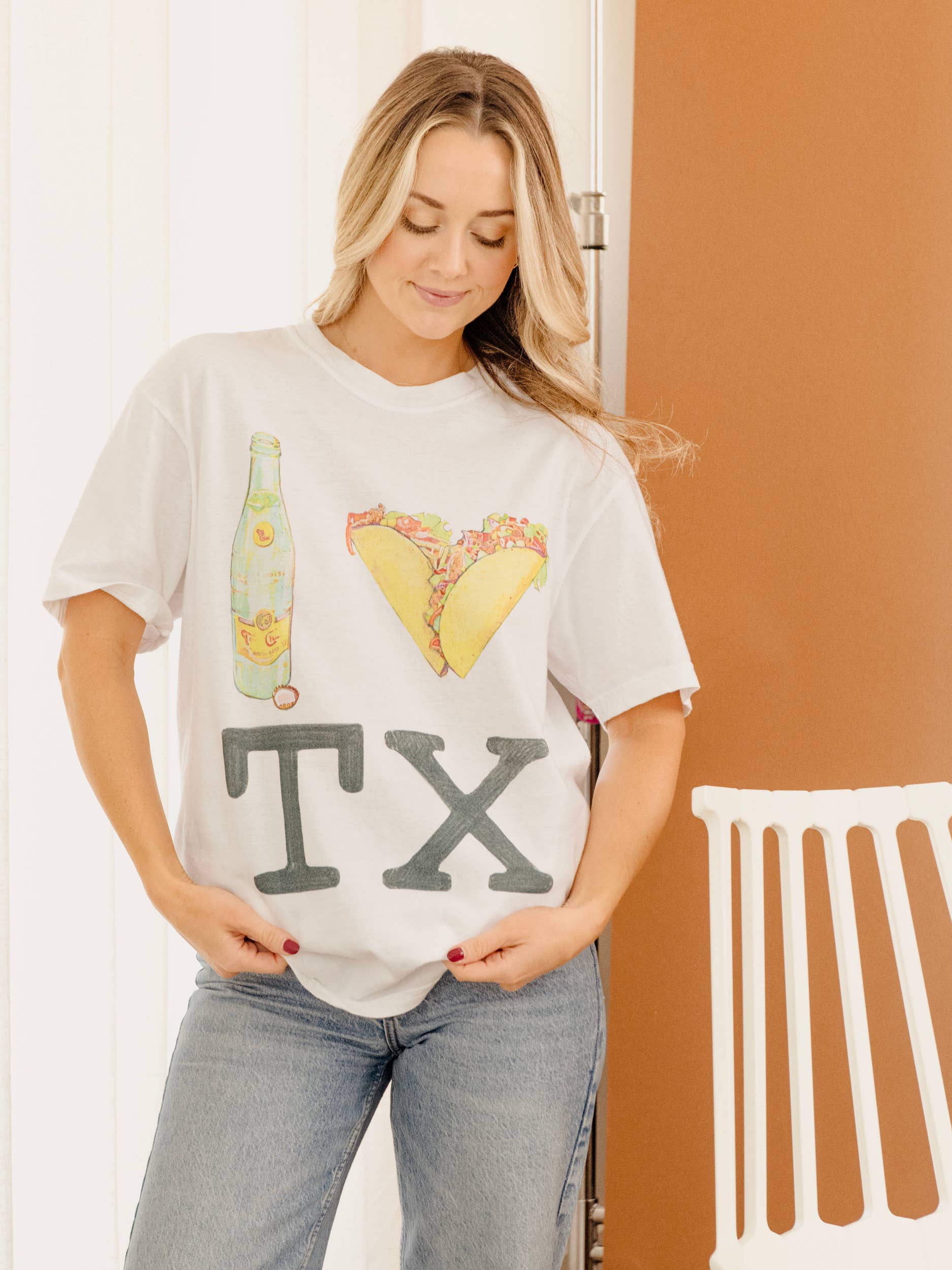 I Heart Tacos Tx White Comfort Colors Tee Hoodie, Sweatshirt | PodTeesHub.com