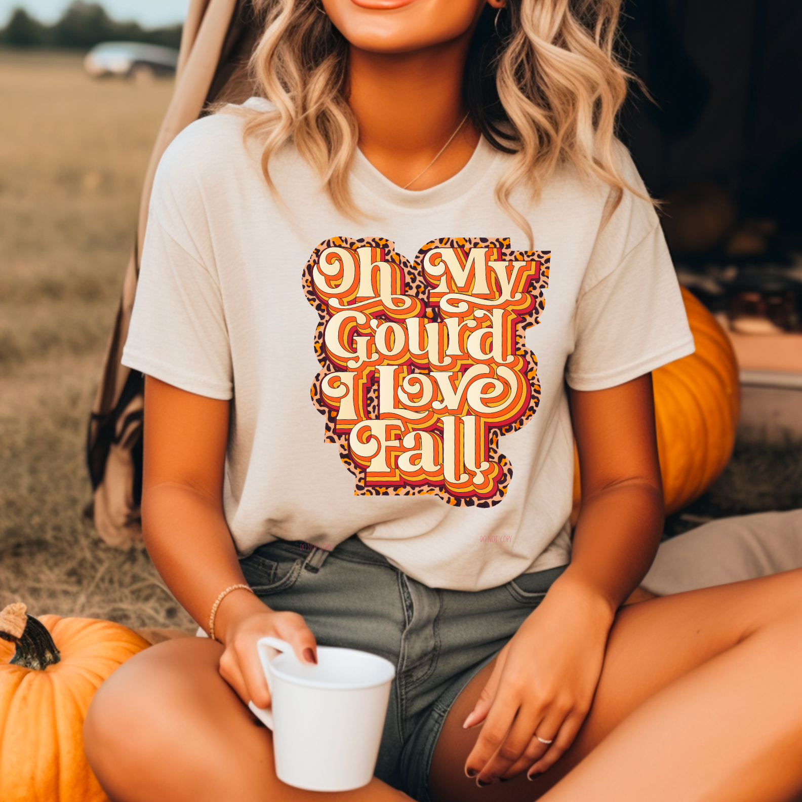 Oh My Ghourd I Love Fall Graphic Tee Hoodie, Sweatshirt | PodTeesHub.com