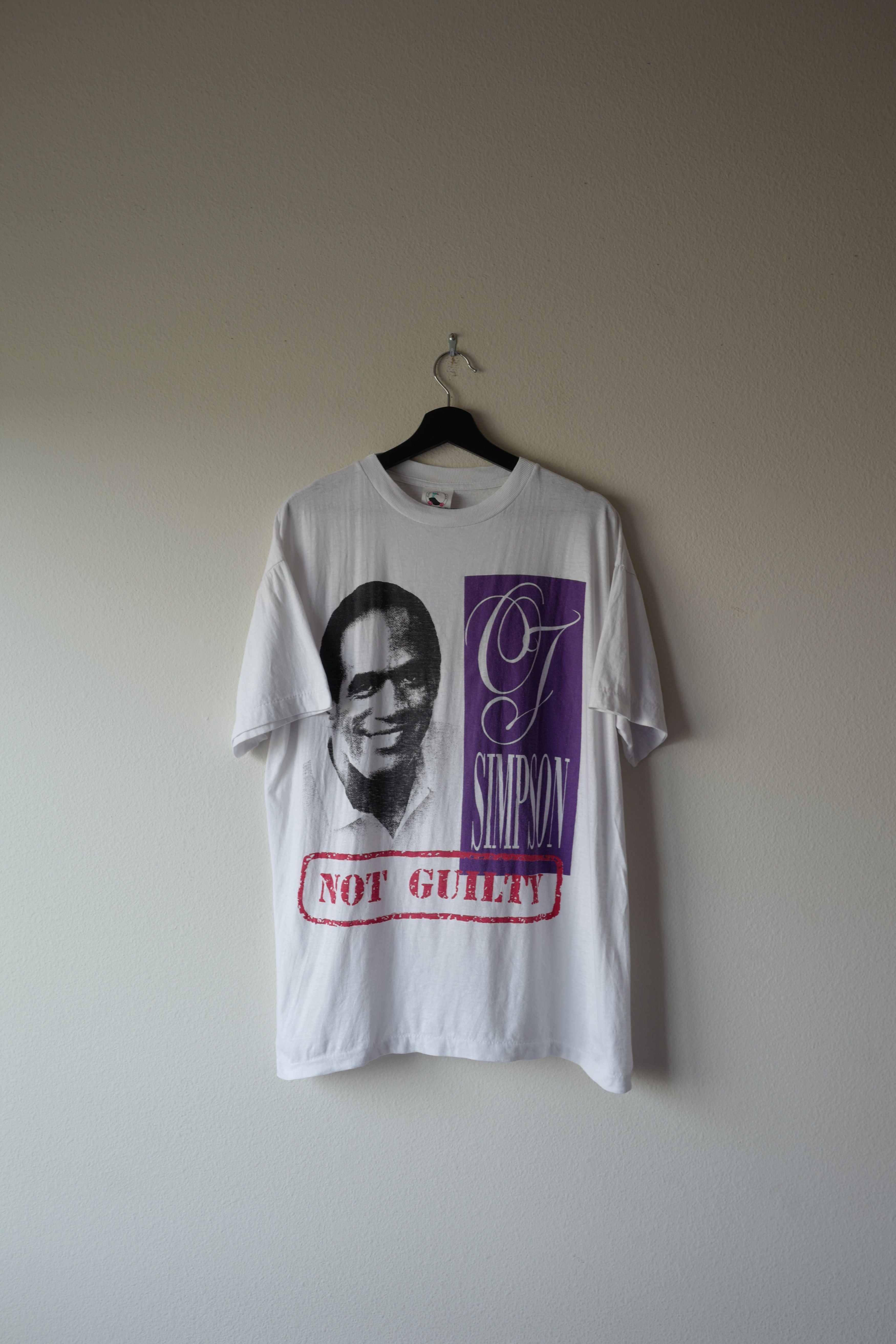 Rap Tees Vintage 90 S Oj Simpson Not Guilty Shirt Hoodie, Sweatshirt | PodTeesHub.com