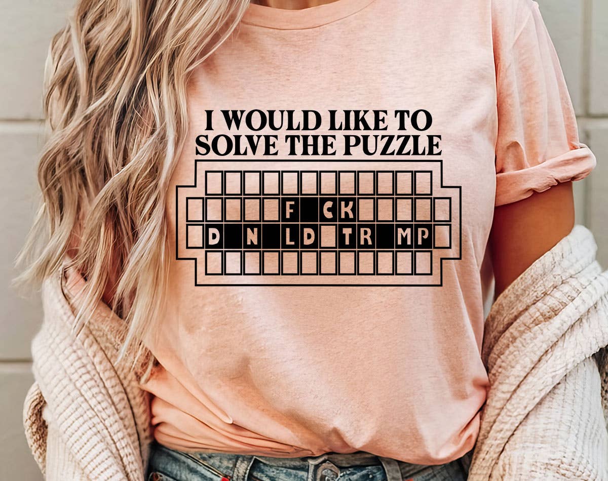 Solve the Puzzle F*Ck Trump - Funny Anti-Trump T-Shirt Hoodie, Sweatshirt | PodTeesHub.com