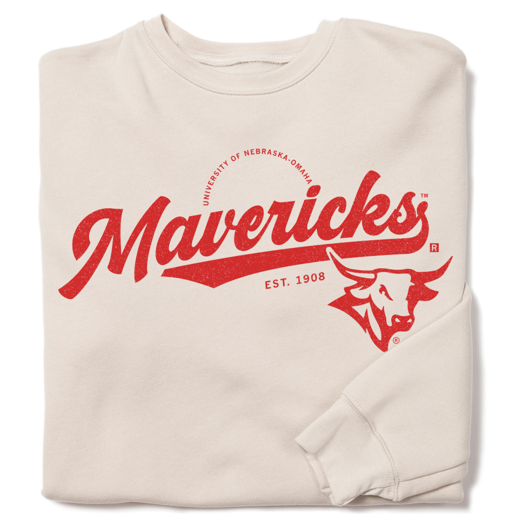 Mavericks Script Logo Crew Sweatshirt T-Shirts, Hoodie | PodTeesHub.com