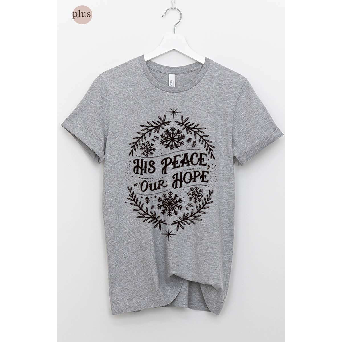 His Peace Our Hope Vintage Graphic Tee  Plus Hoodie, Sweatshirt | PodTeesHub.com