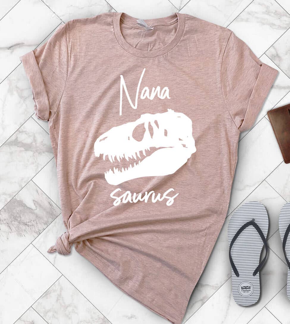 Nana Saurus  - Nana Dinosaur Fun Mother's Day Gift T-Shirt Hoodie, Sweatshirt | PodTeesHub.com