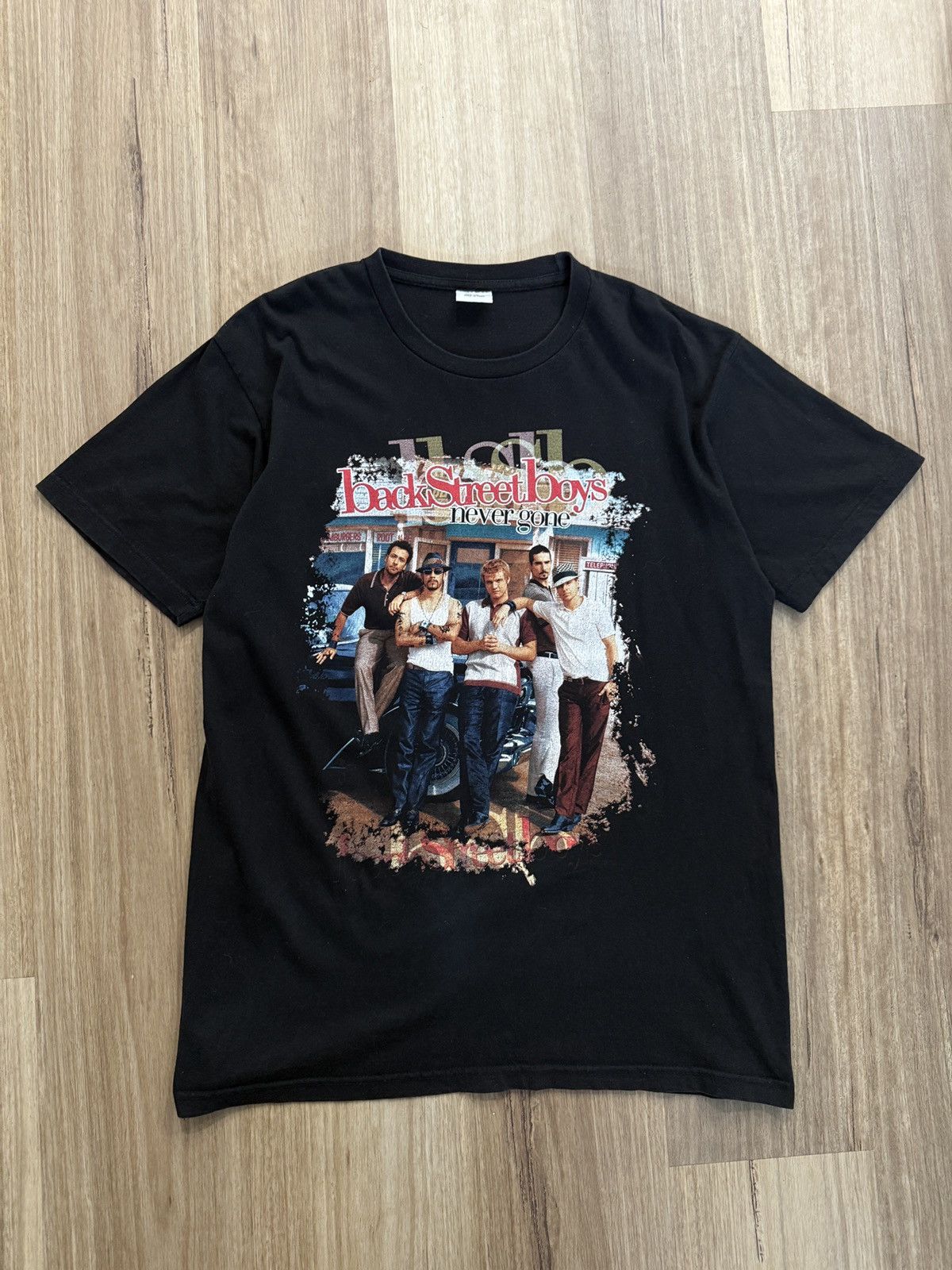 Rap Tees X Vintage Vintage Backstreet Boys Never Gone Australia Japan T Shirt Hoodie, Sweatshirt | PodTeesHub.com