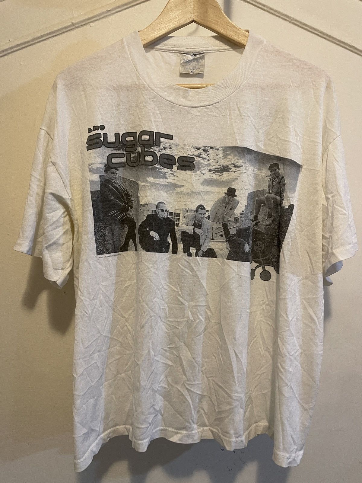 Band Tees Vintage 80s Sugarcubes Here Today Tour Tee Sz Xl Hoodie, Sweatshirt | PodTeesHub.com