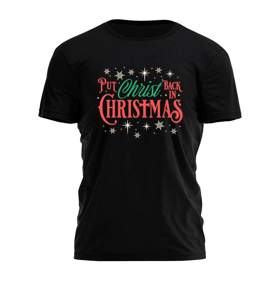 Christ Back in Christmas Tee - 4364 Hoodie, Sweatshirt | PodTeesHub.com