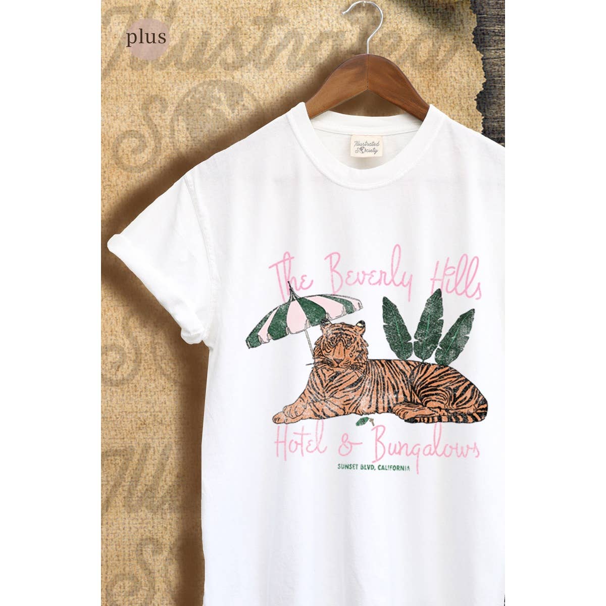 Beverly Hill Hotel Vintage Graphic Plus Tee Hoodie, Sweatshirt | PodTeesHub.com