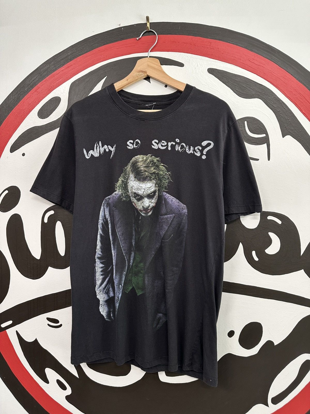 Vintage Y2k Joker Why So Serious Graphic Tee Fits M L Hoodie, Sweatshirt | PodTeesHub.com