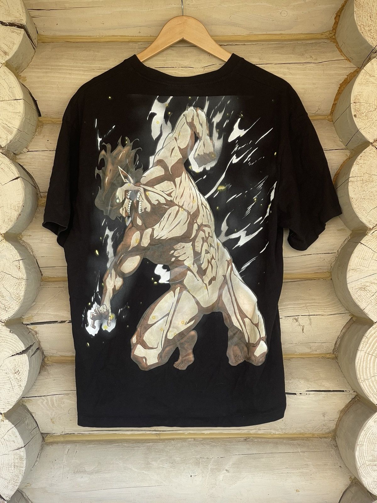 Japanese Brand Attack On Titan Eren Yeager Big Logo T Shirt Tee Anime Hoodie, Sweatshirt | PodTeesHub.com