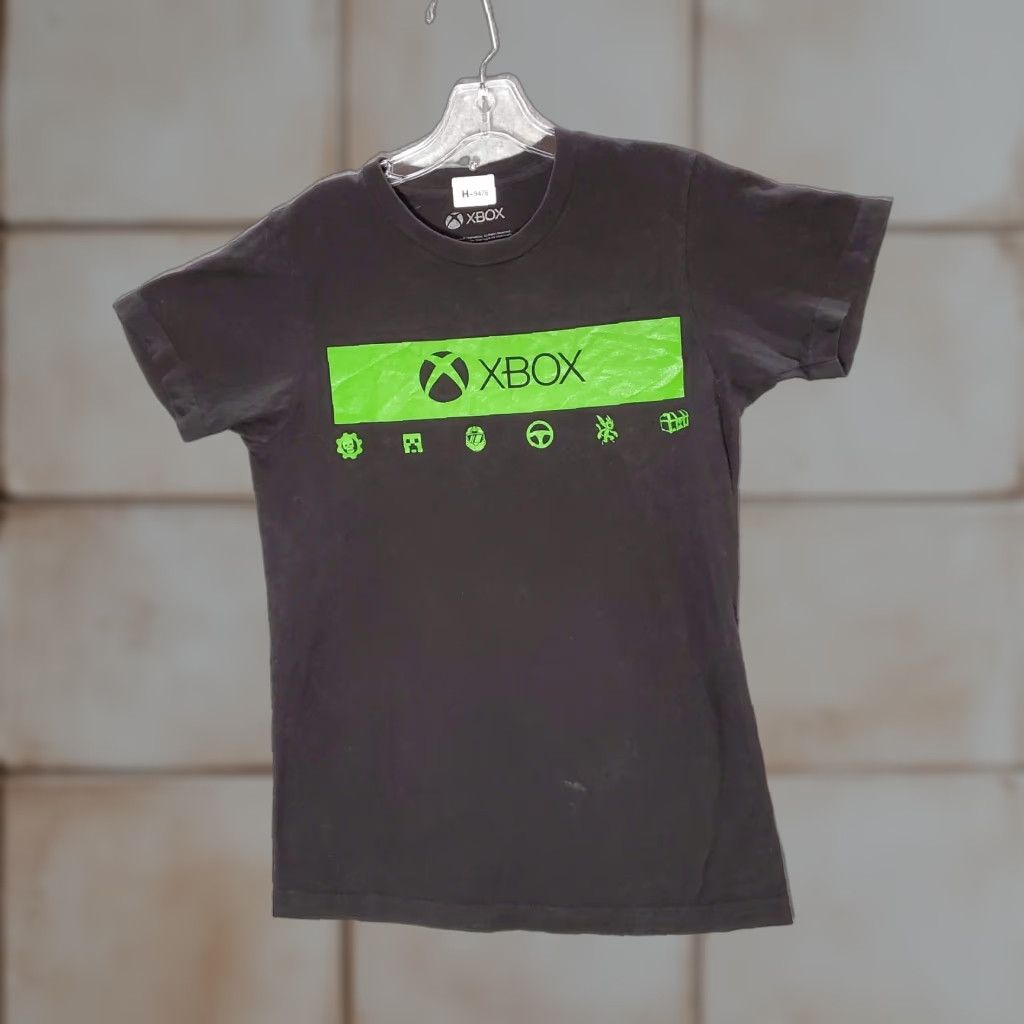 Vintage Xbox Graphic T Shirt Small Black Gaming Short Sleeve Mens Hoodie, Sweatshirt | PodTeesHub.com
