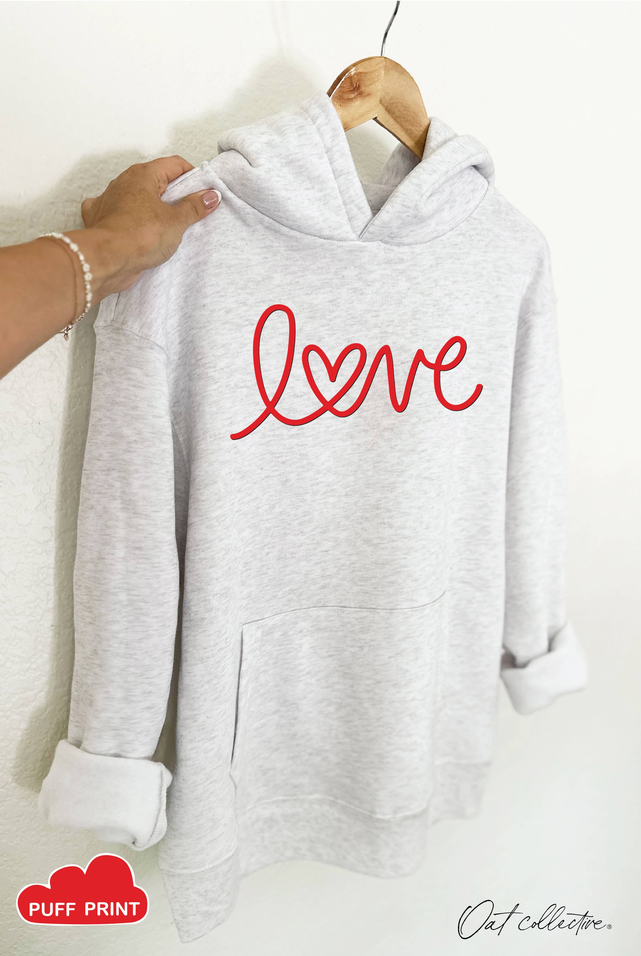 Love Puff Hoodie Pullover Sweatshirt T-Shirts | PodTeesHub.com