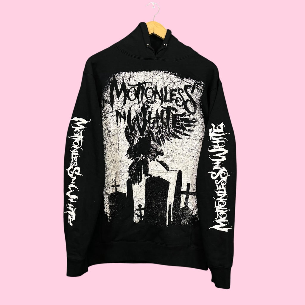 Band Tees Motionless In White Miw Tour Meatalcore Band Hoodie S Sweatshirt | PodTeesHub.com