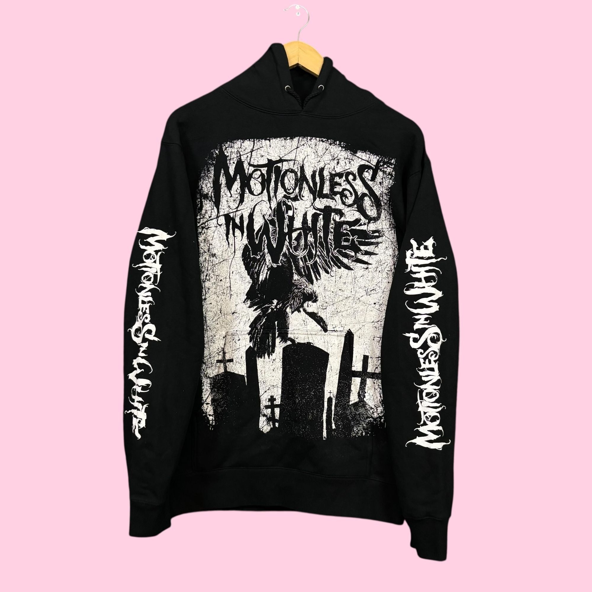 Band Tees Motionless In White Miw Tour Meatalcore Band Hoodie S Sweatshirt | PodTeesHub.com