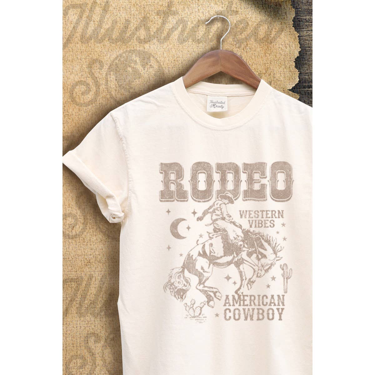 Rodeo Western  Vintage Graphic  Tee Hoodie, Sweatshirt | PodTeesHub.com