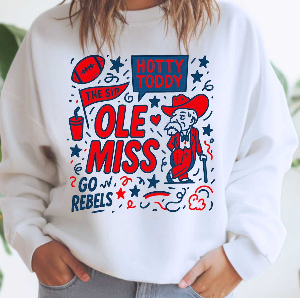 Ole Miss Tee or Sweatshirt Hoodie | PodTeesHub.com