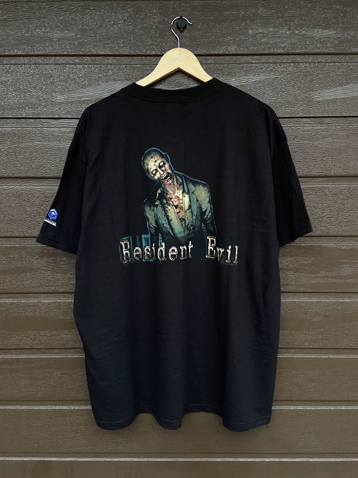 Vintage Resident Evil Capcom Black T Shirt Hoodie, Sweatshirt | PodTeesHub.com