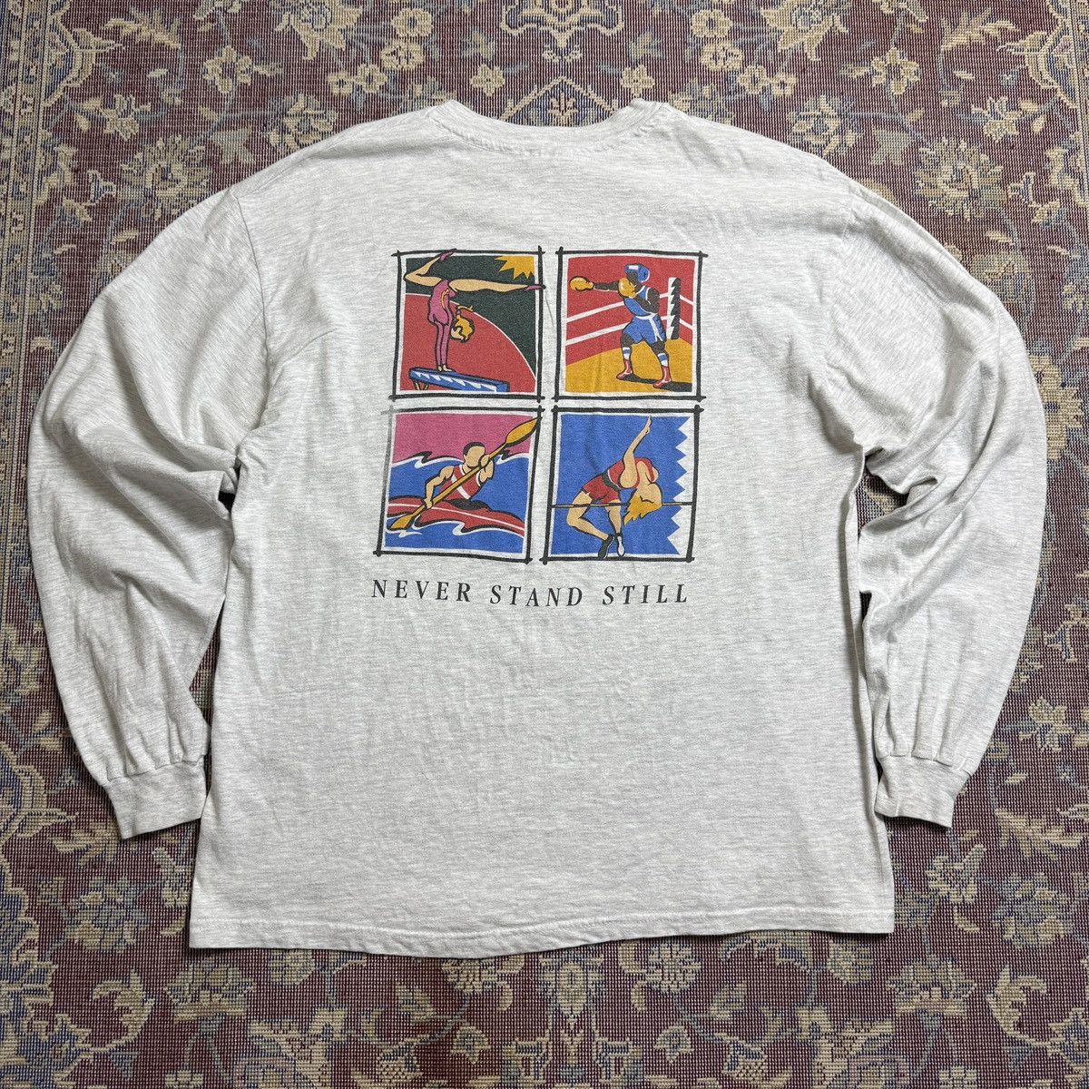 Usa Olympics 1996 Atlanta Olympic Games Never Stand Still 90s Sport Tee Hoodie, Sweatshirt | PodTeesHub.com