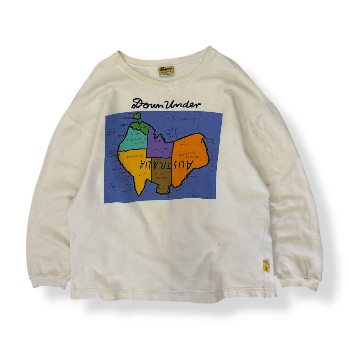 Australian Outback 90 S Ken Done Map Australia Iconic S T-Shirts, Hoodie, Sweatshirt